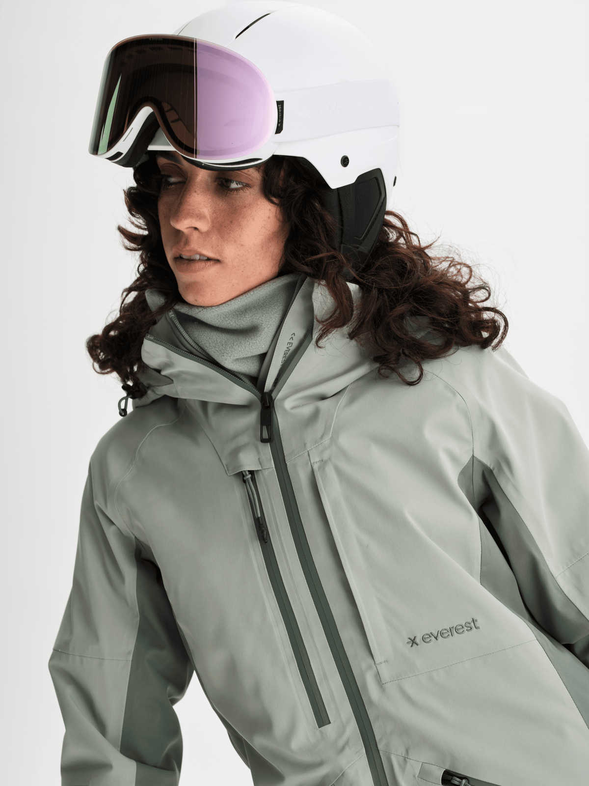 ALPINE JACKET SAGE MIST Everest Ski & Snowboard Jacket