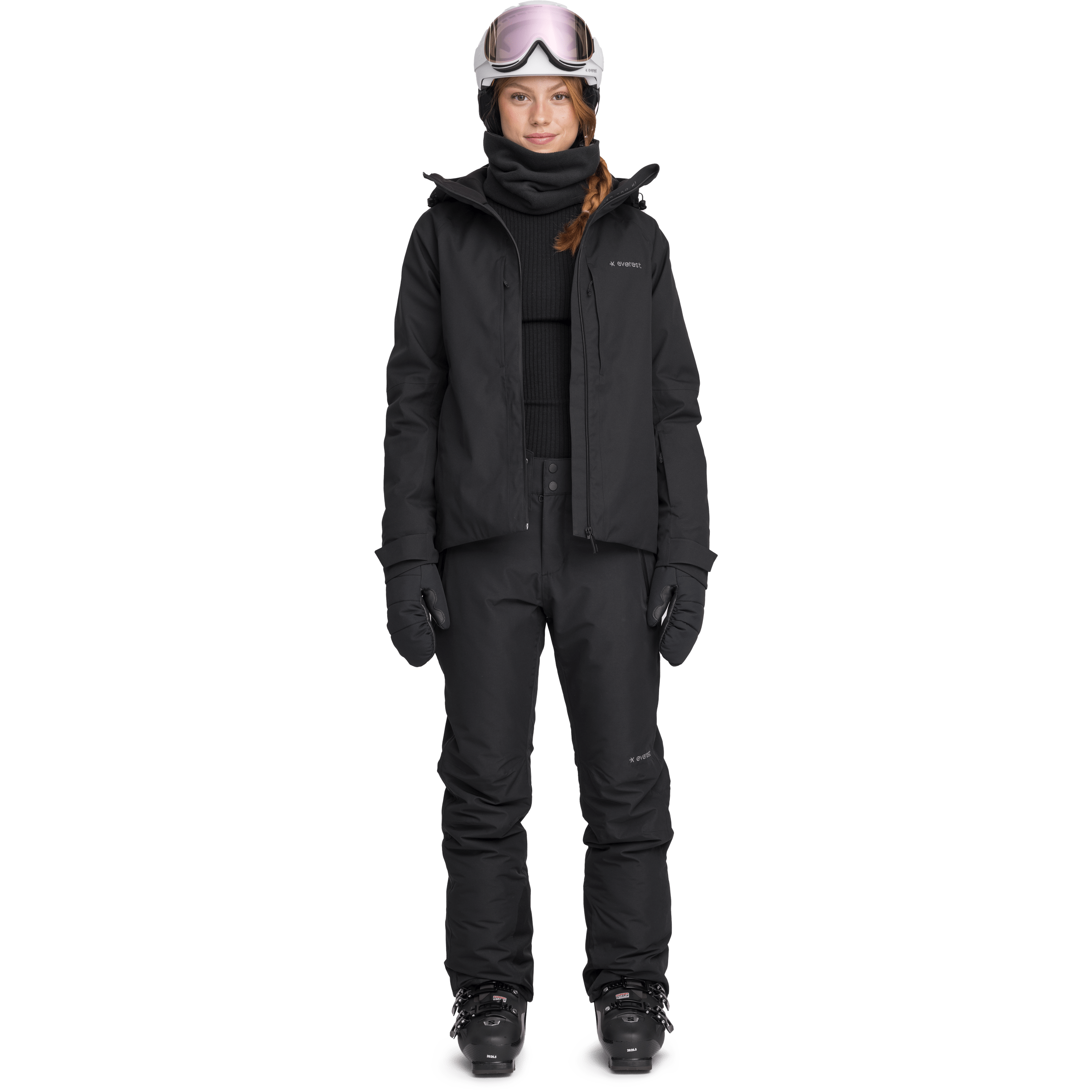SKI JACKET BLACK WOMEN Everest Ski & Snowboard Jacket