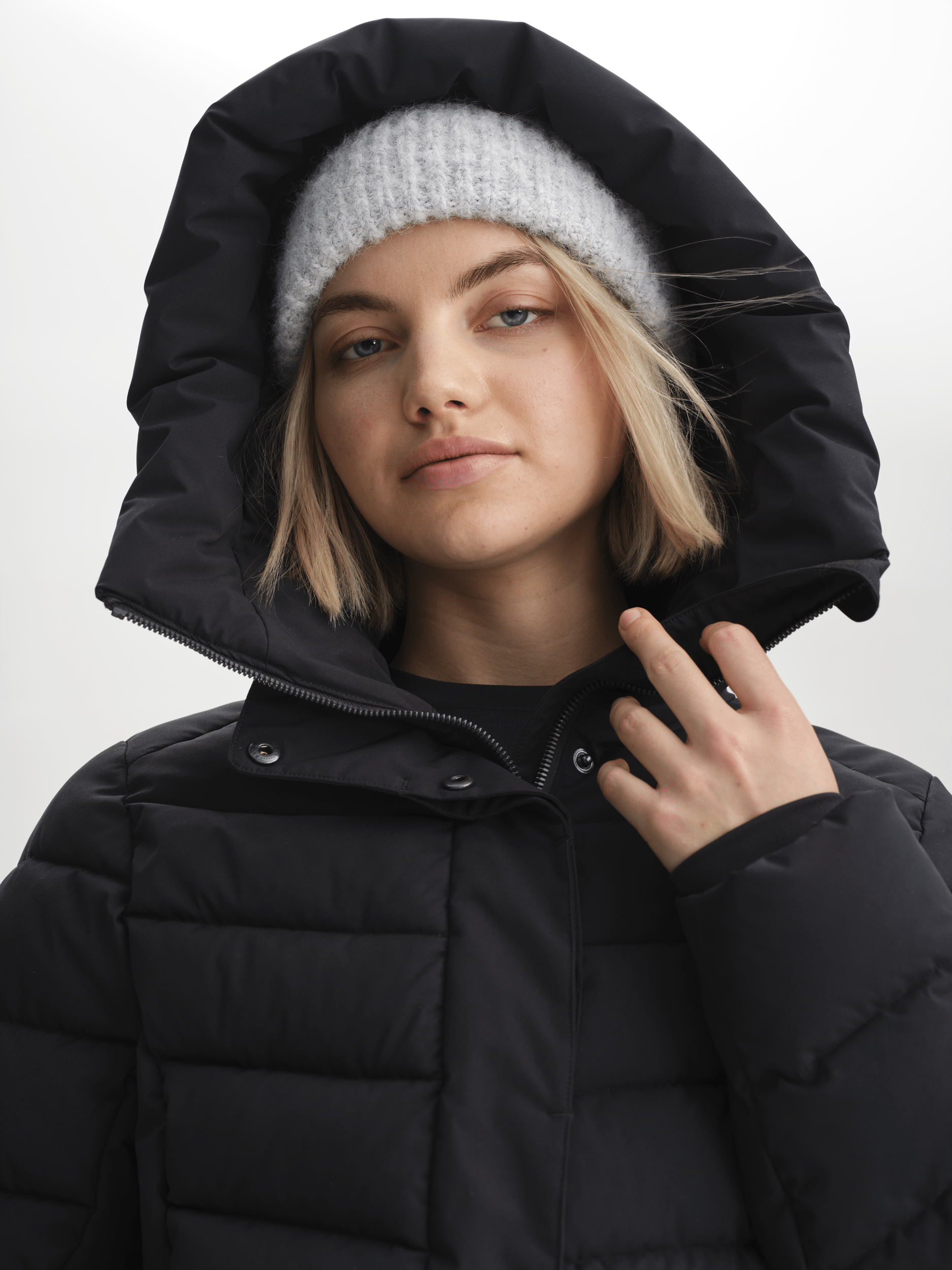 ZEDA KURTKA CZARNA Everest Kurtka ocieplana