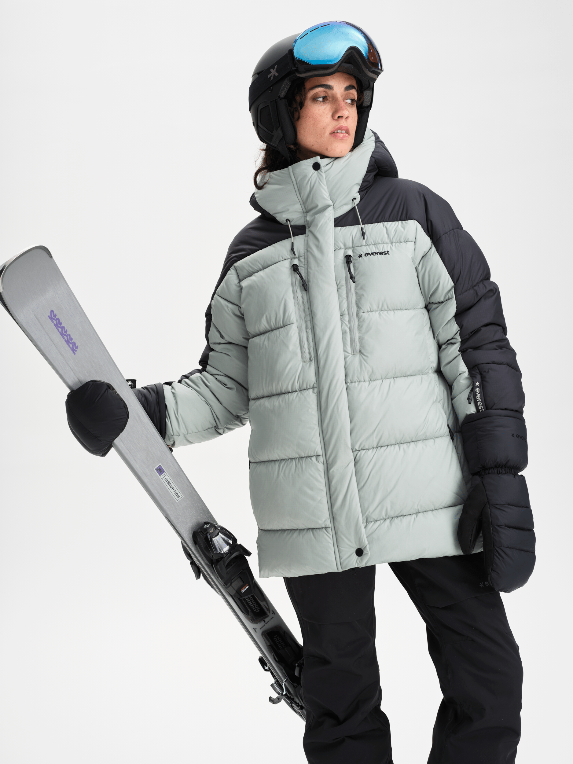 ALPINE PUFF JACKET  SAGE MIST Everest Ski & Snowboard Jacket
