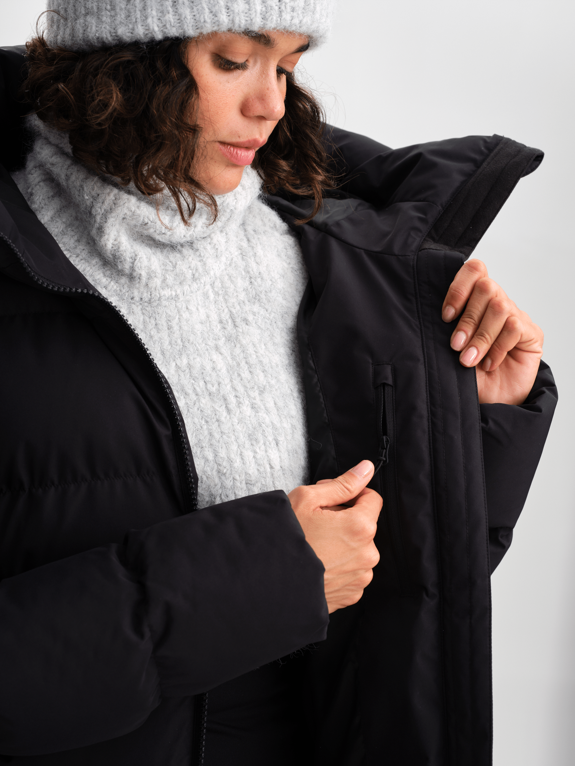 JUNEAU COAT BLACK Everest Padded Coat