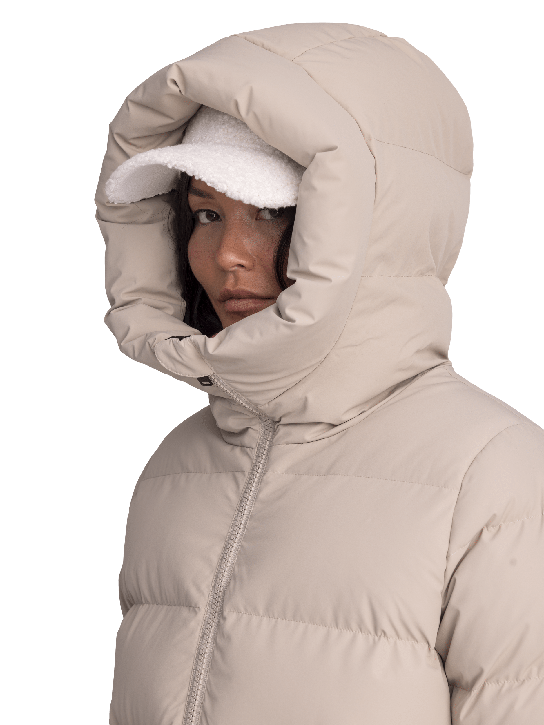 JUNEAU COAT  SOFT BEIGE Everest Padded Coat