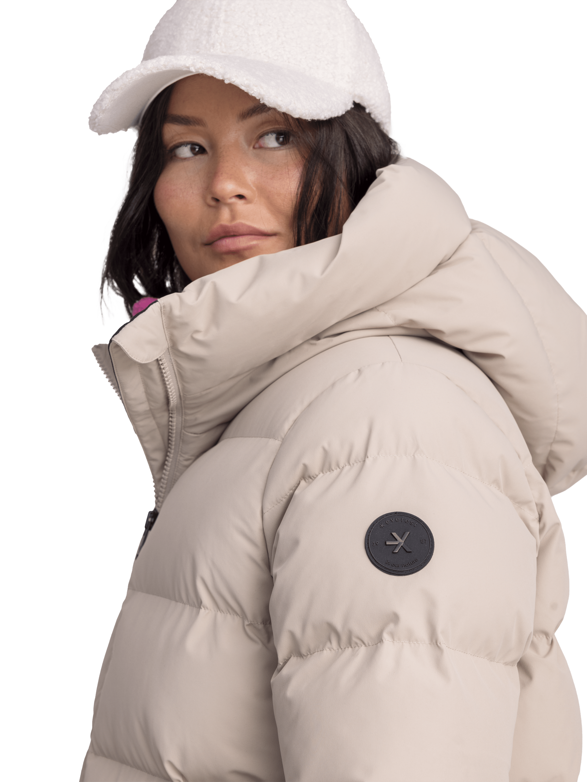 JUNEAU COAT  SOFT BEIGE Everest Padded Coat