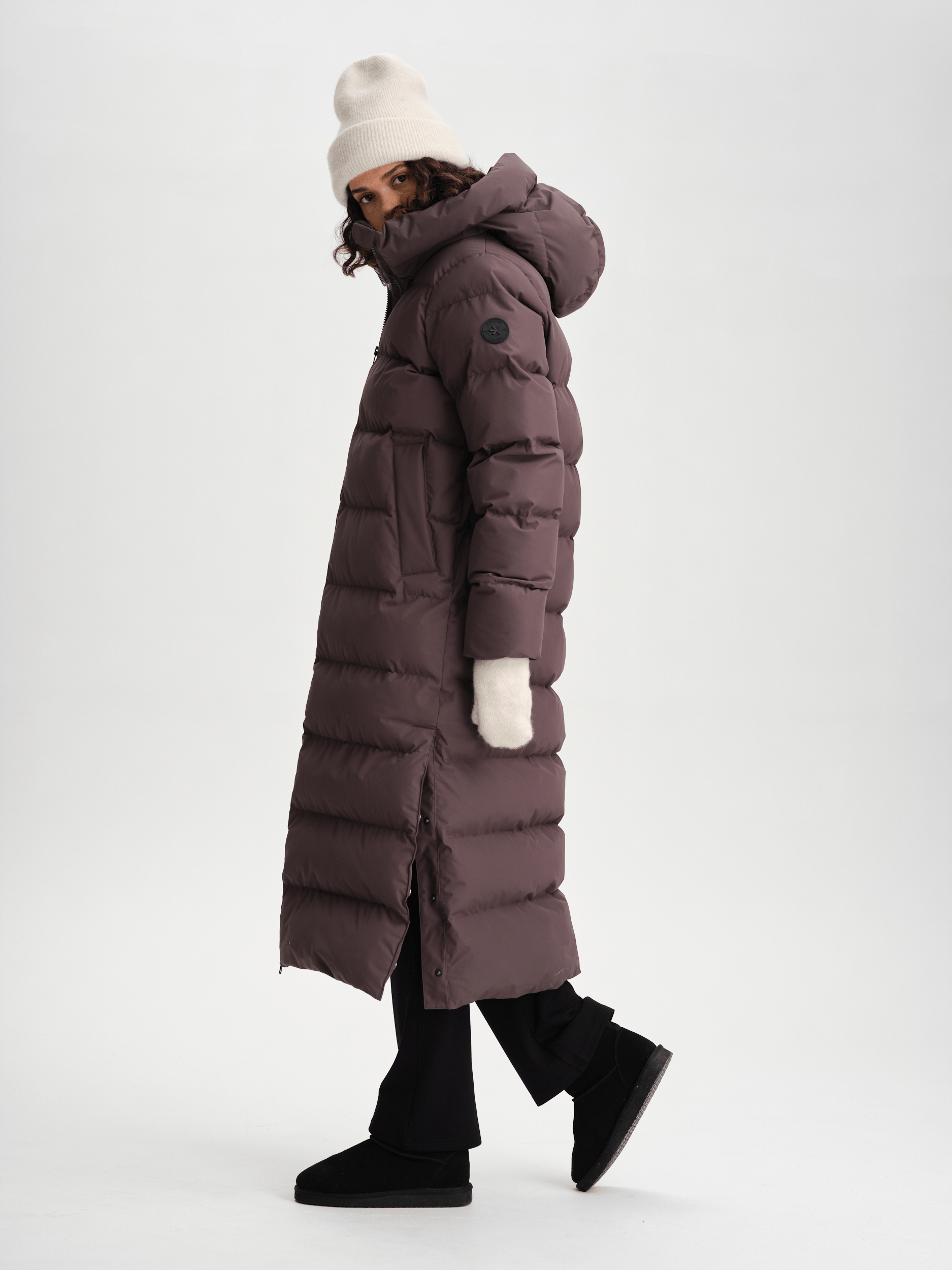JUNEAU COAT PLUM SLATE Everest Padded Coat