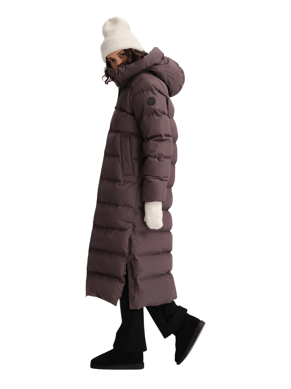 JUNEAU COAT PLUM SLATE Everest Padded Coat