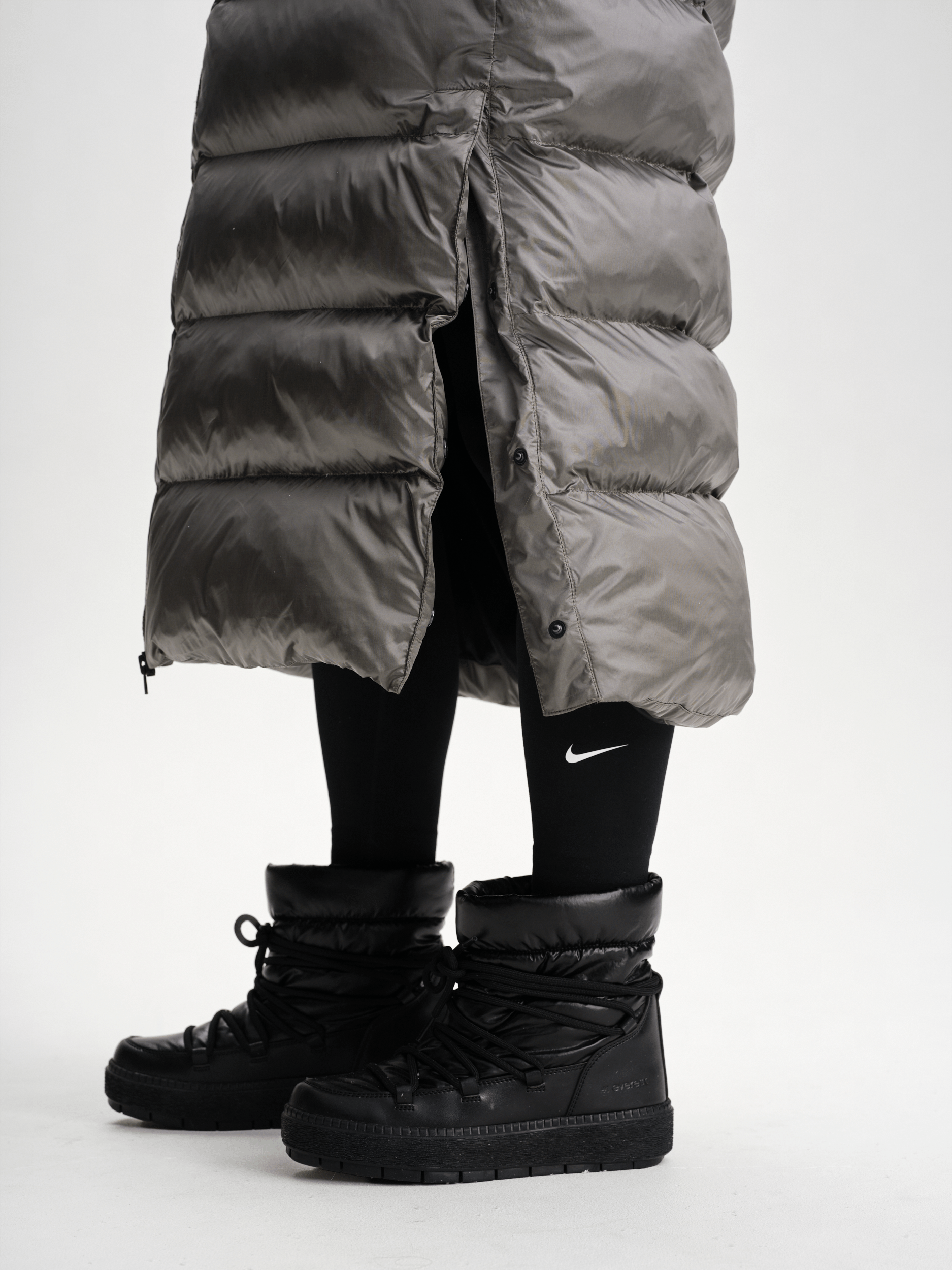 JUNEAU COAT STONE GREY Everest Padded Coat