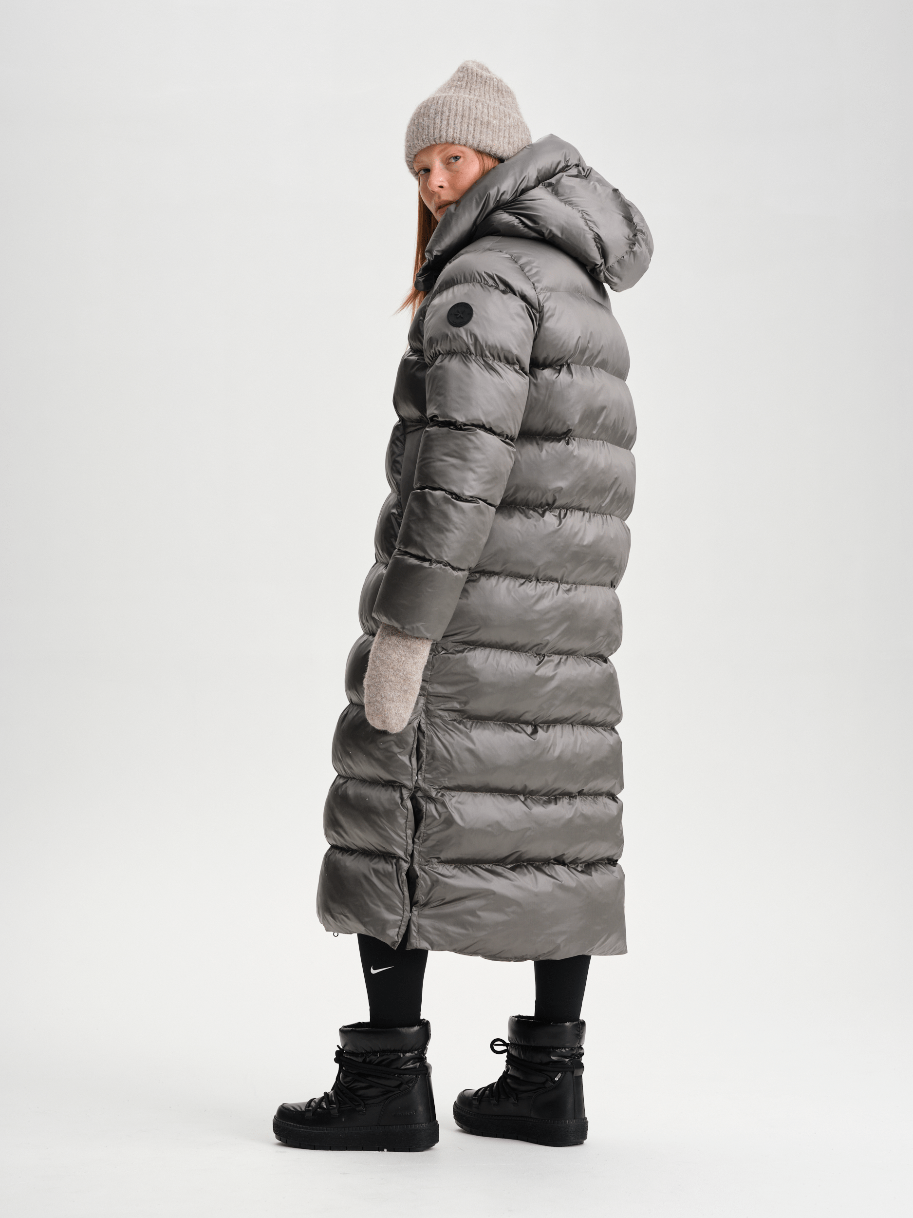 JUNEAU COAT STONE GREY Everest Padded Coat
