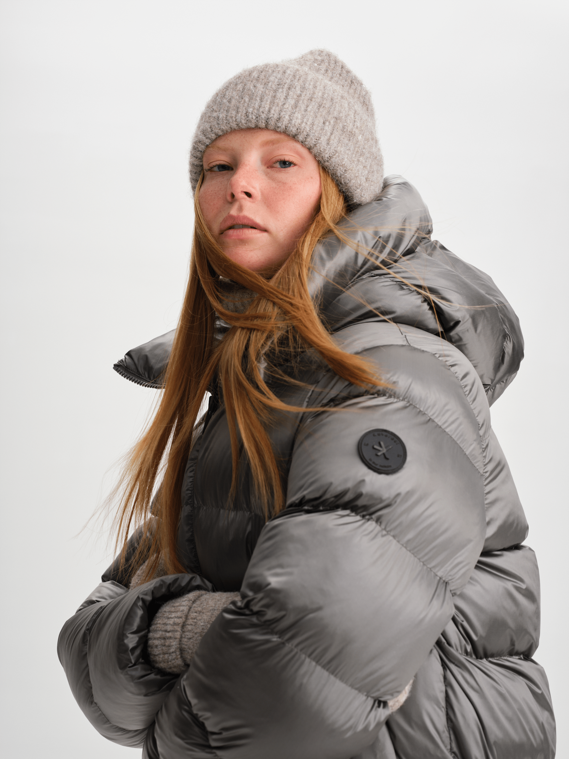 JUNEAU COAT STONE GREY Everest Padded Coat