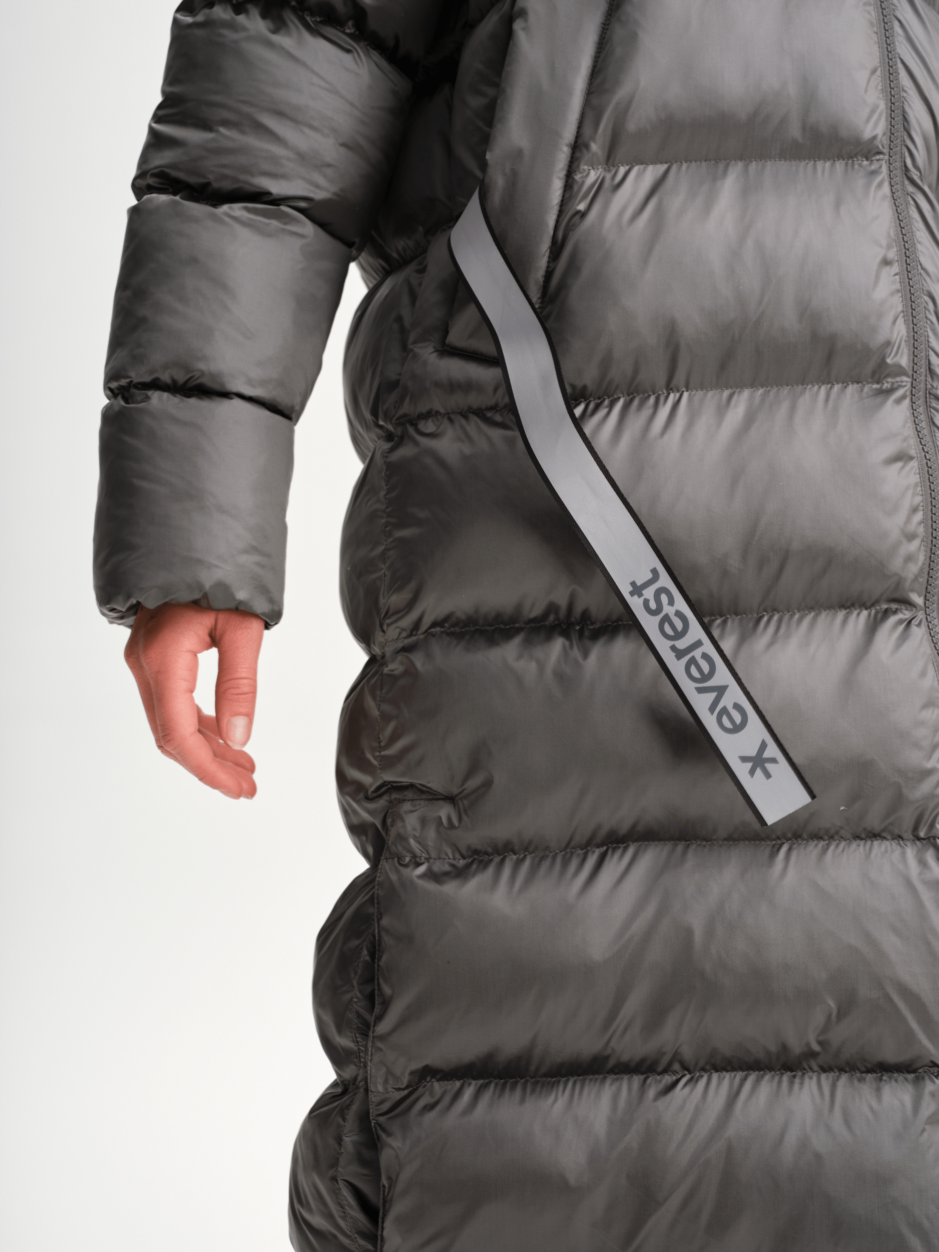 JUNEAU COAT STONE GREY Everest Padded Coat