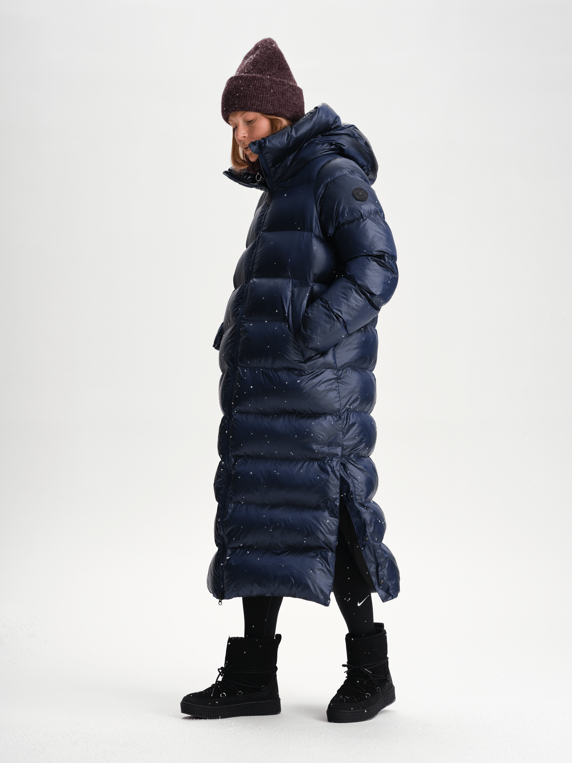 JUNEAU COAT NAVY Everest Padded Coat