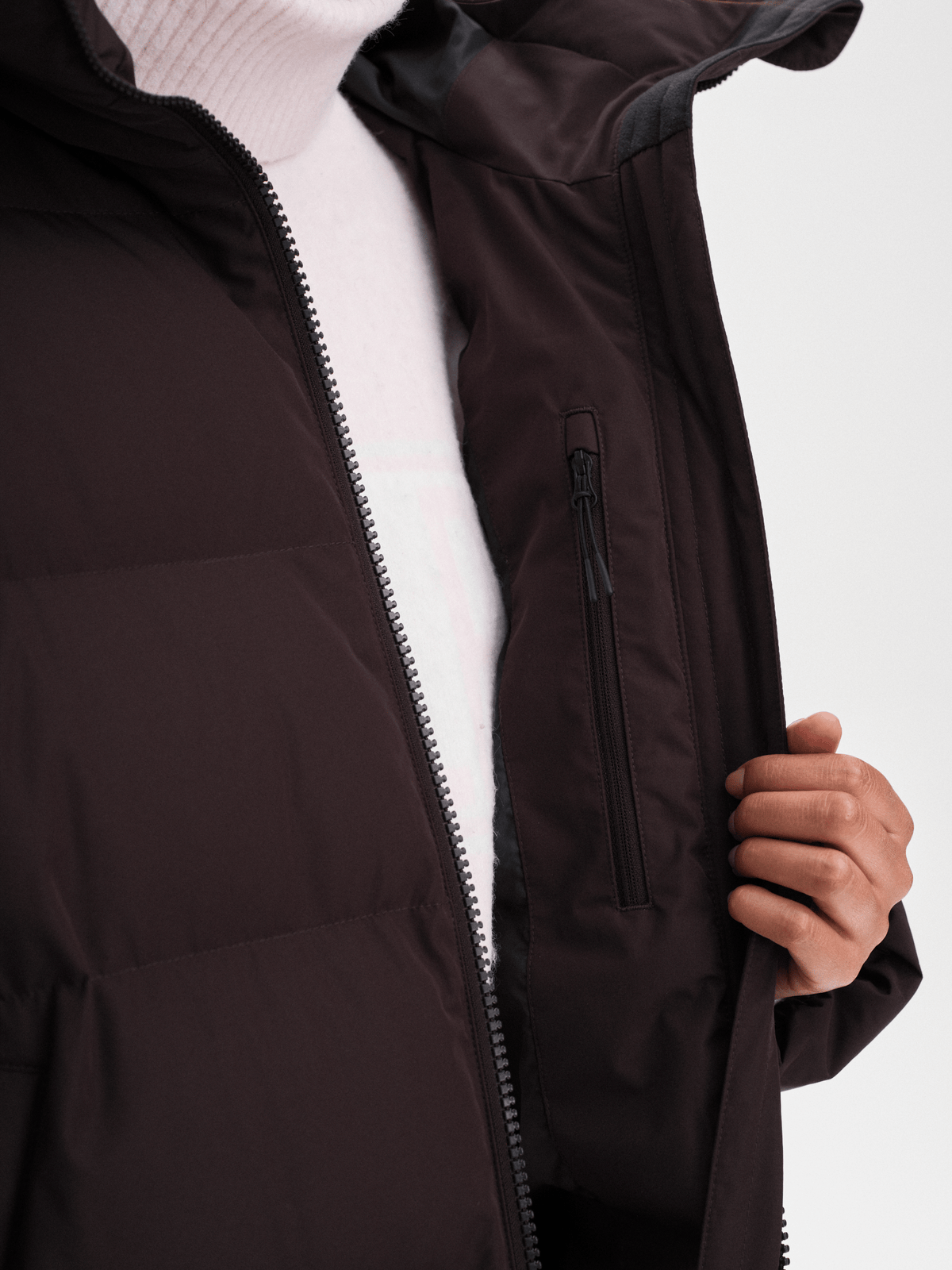 JUNEAU COAT DARK BROWN Everest Padded Coat