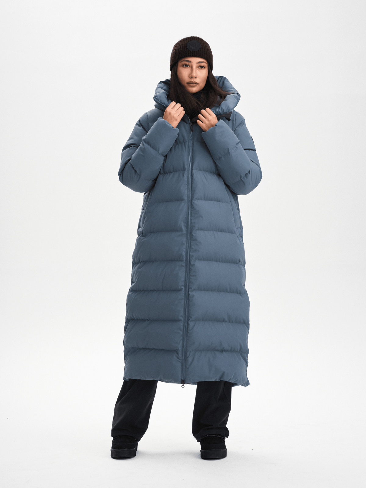 JUNEAU COAT GREY BLUE Everest Padded Coat