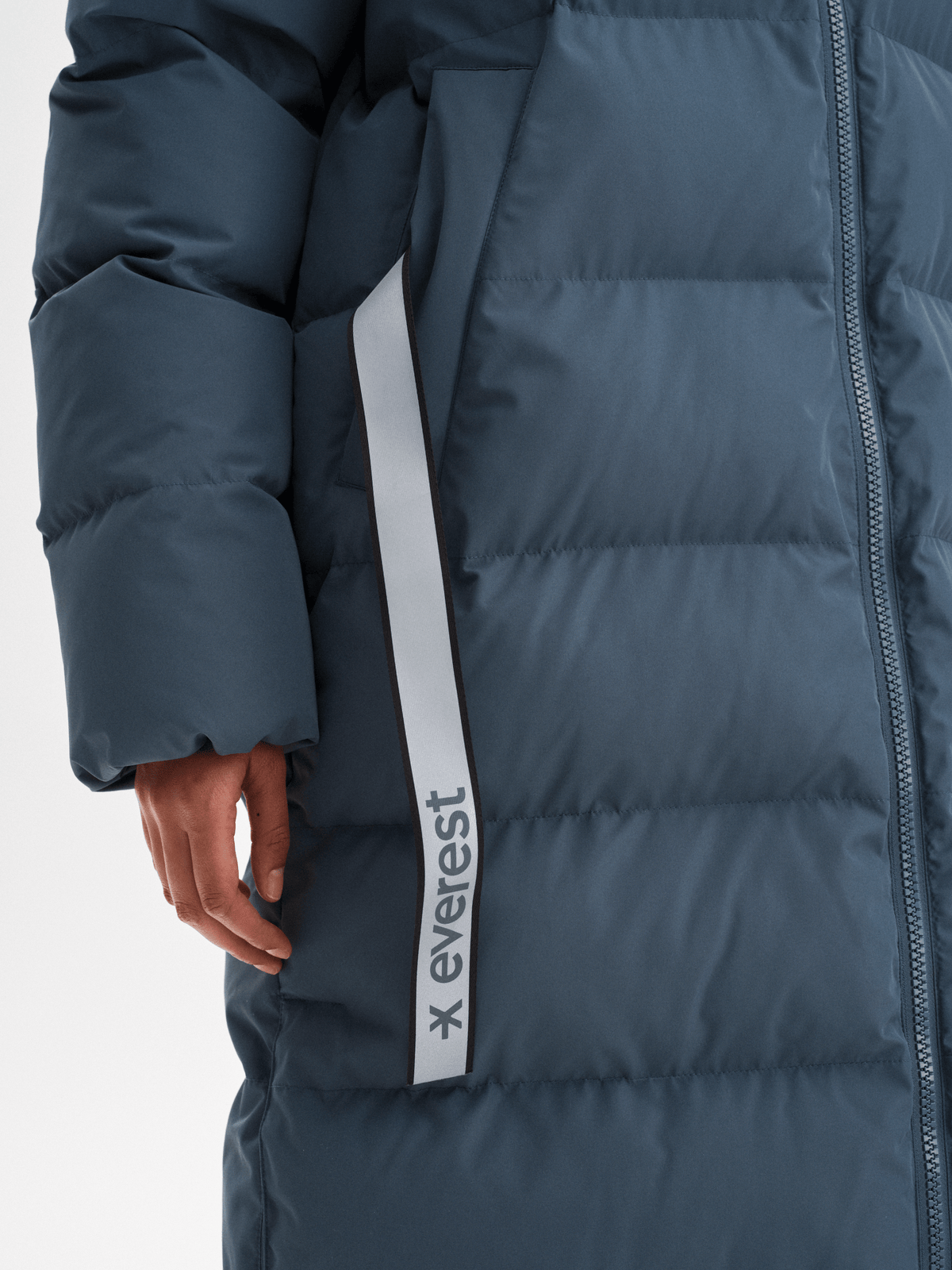 JUNEAU COAT GREY BLUE Everest Padded Coat