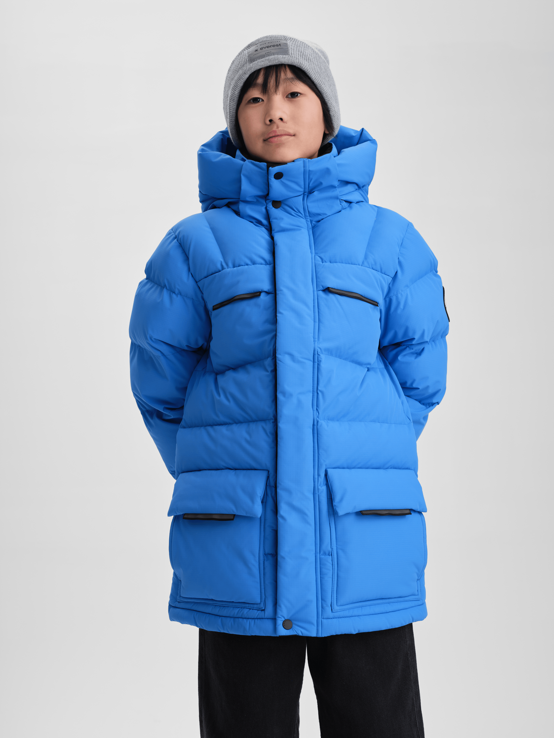 ARCTIC PARKA AZURE BLUE JUNIOR Everest Zimowa parka