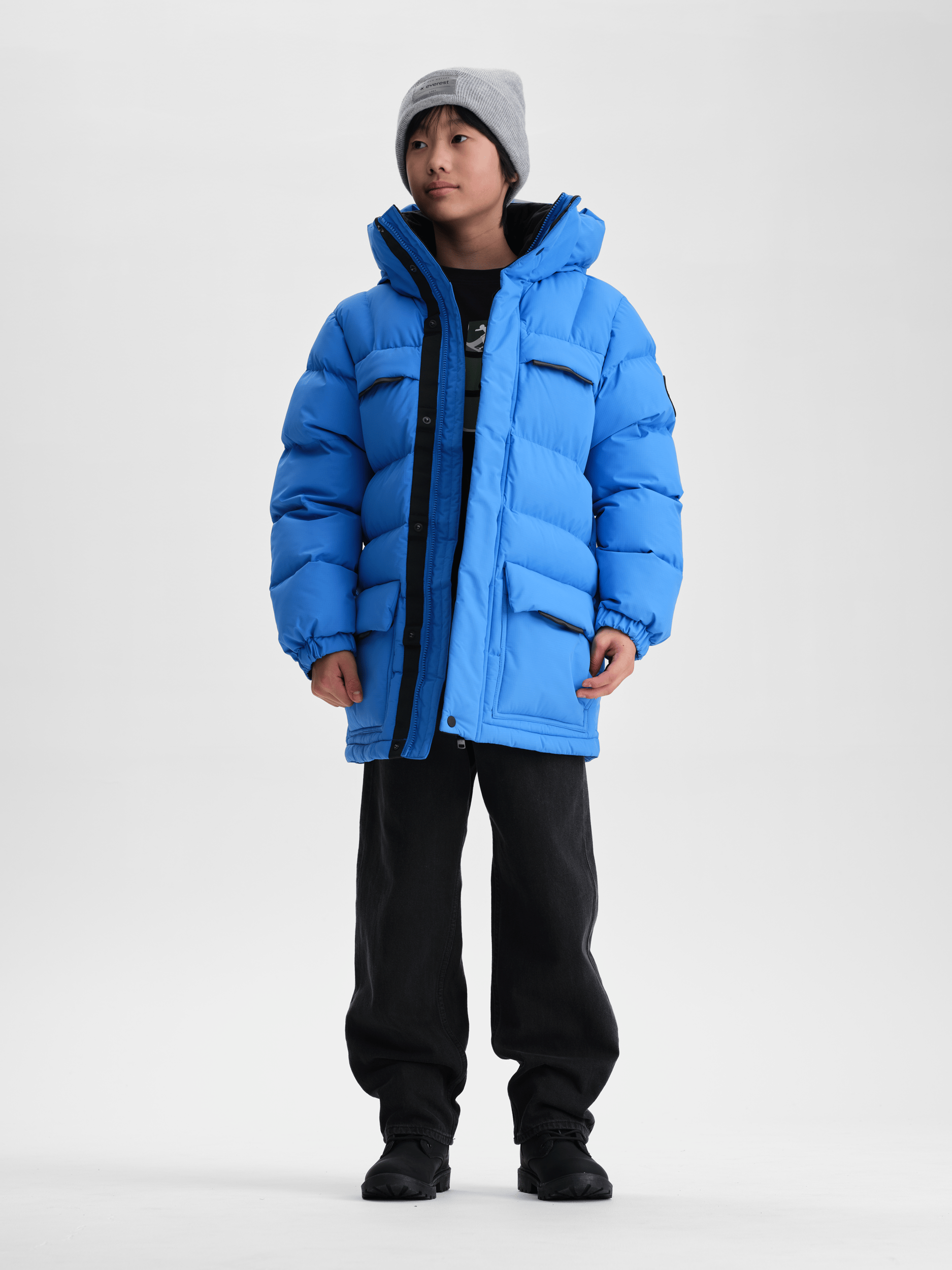 ARCTIC PARKA AZURE BLUE JUNIOR Everest Zimowa parka