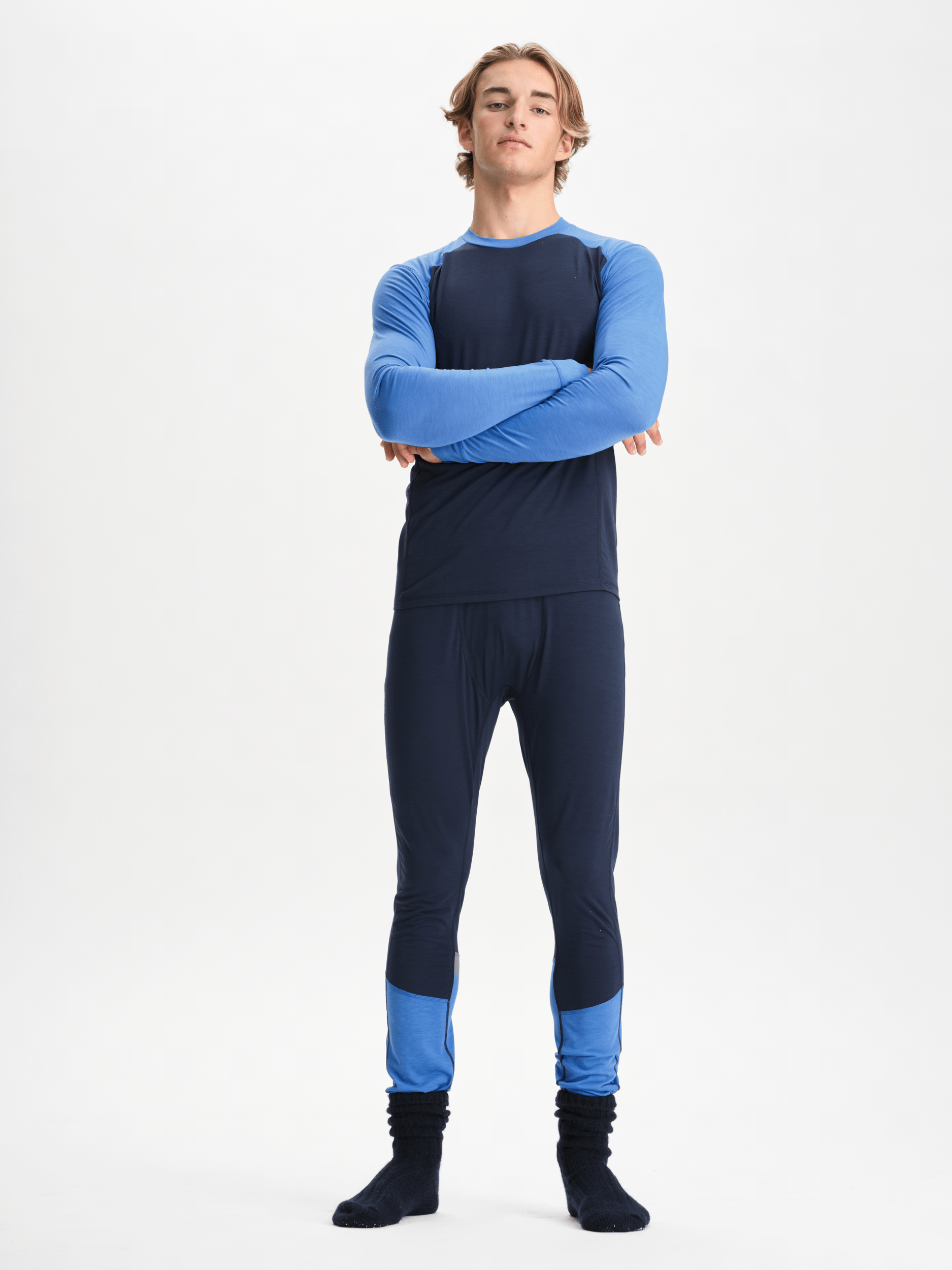 SPODNIE BAZOWE NAVY MĘSKIE Everest Pierwsza warstwa