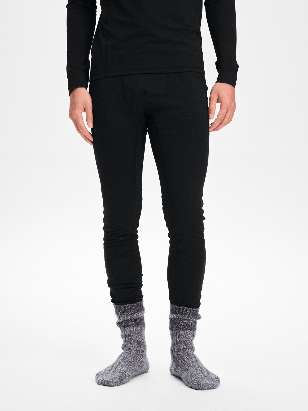 BASE LAYER PANTS BLACK/BLACK MEN Everest Base Layer Wool