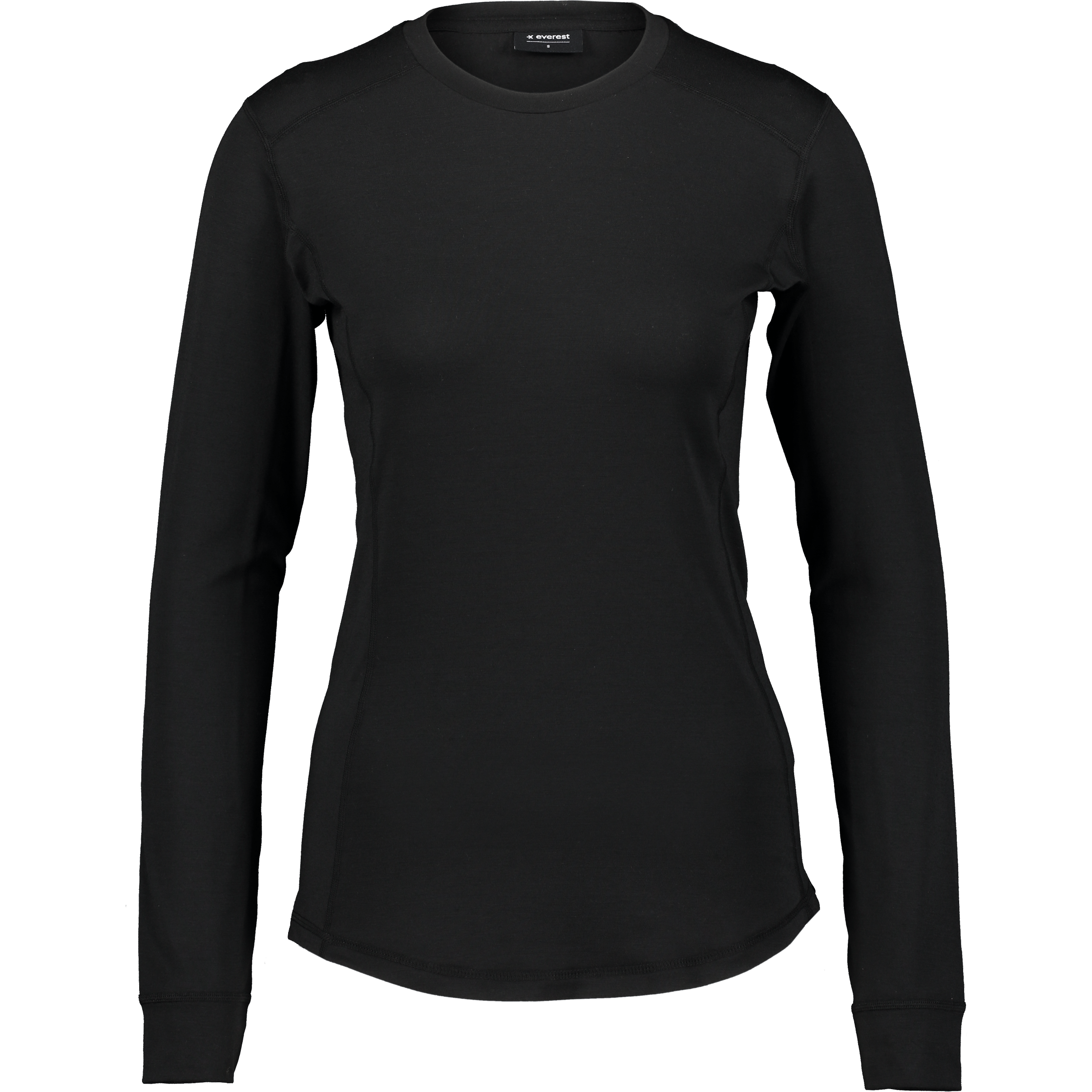 Funktionsunterwäsche SHIRT SCHWARZ Damen Everest First Layer