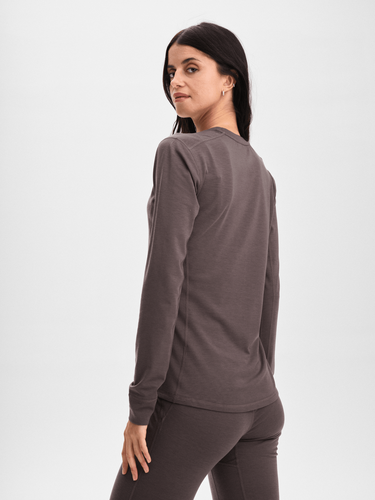 BASE LAYER SHIRT ASH BROWN WOMEN Everest First Layer