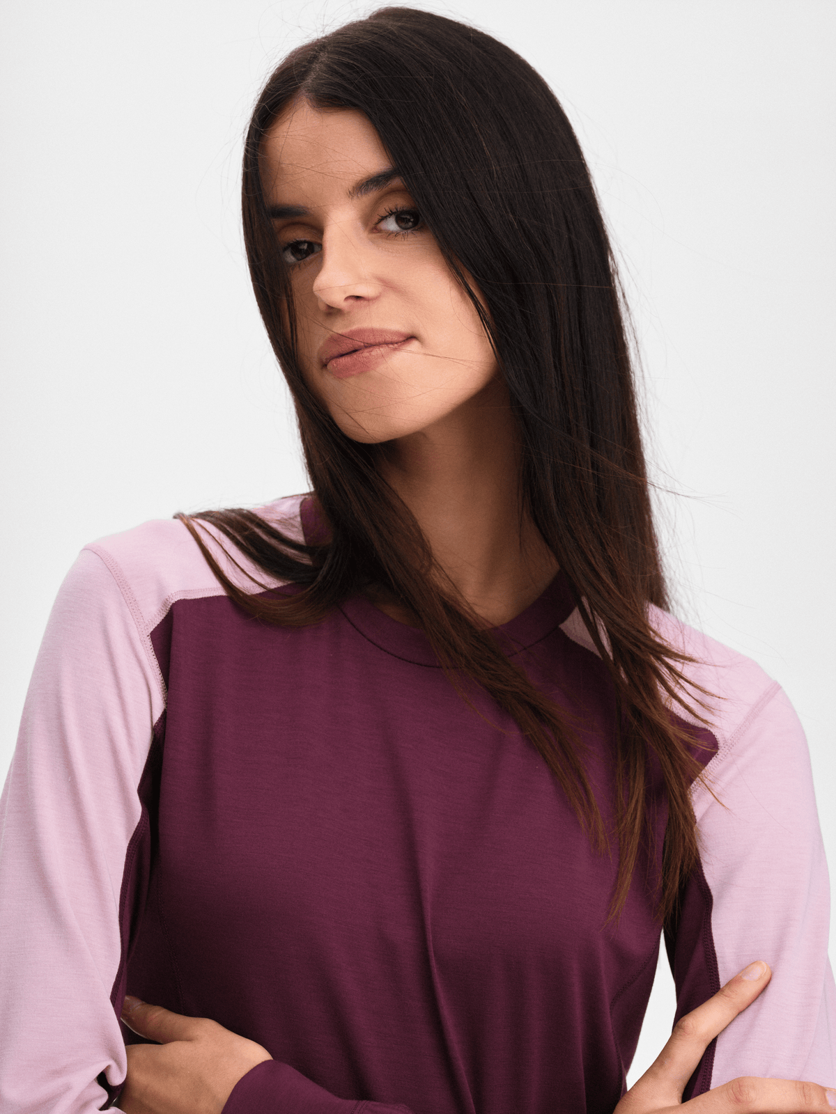 BASE LAYER SHIRT MAUVE WINE WOMEN Everest First Layer