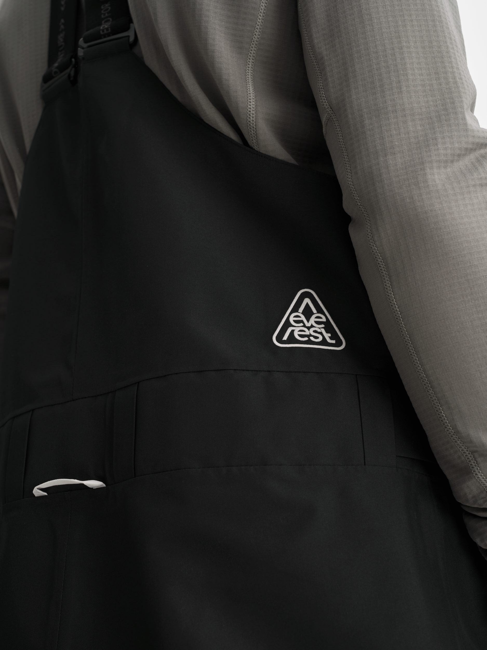 ALLMOUNTAIN Latzhose Schwarz Everest Ski- & Snowboardhose