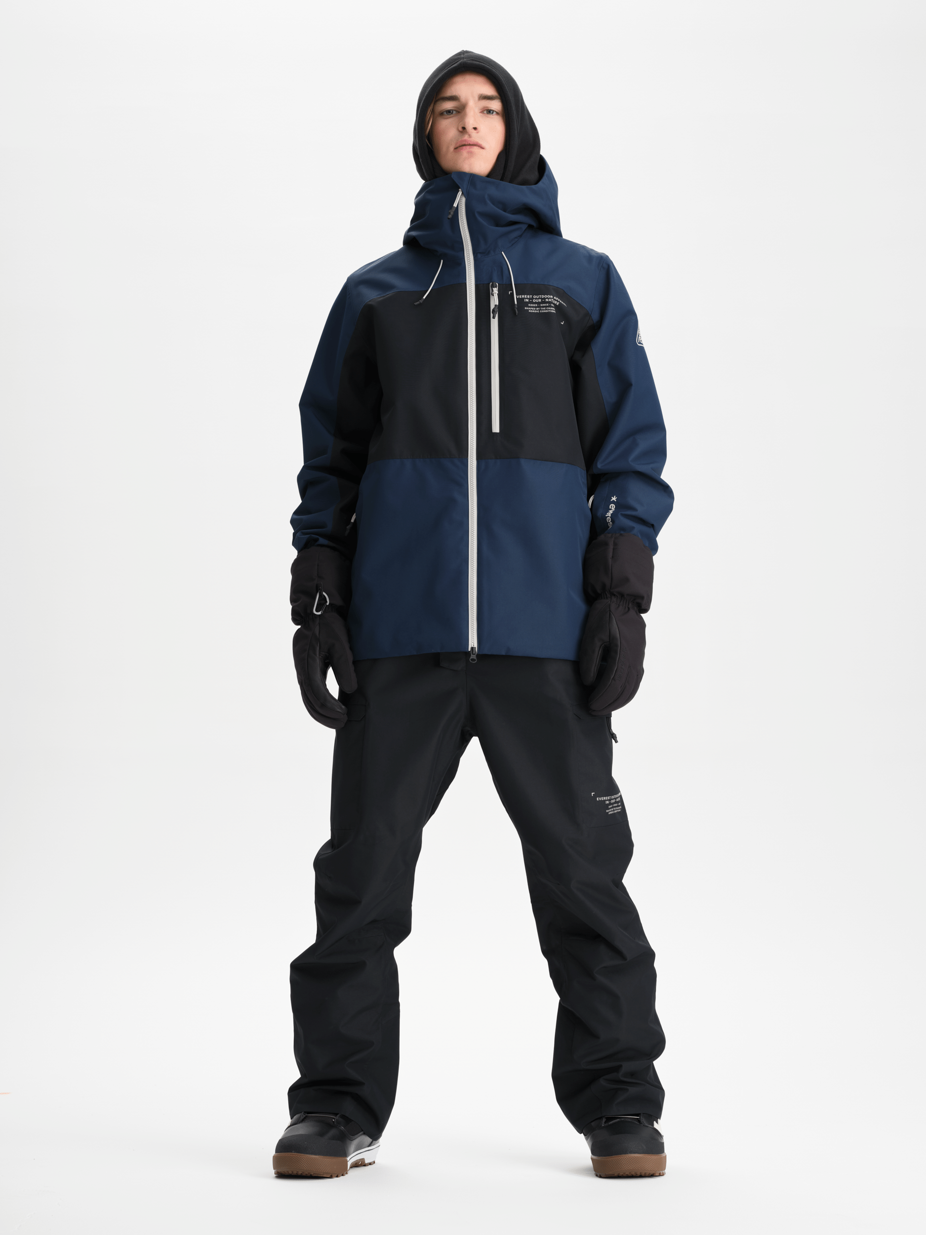 ALLMOUNTAIN Latzhose Schwarz Everest Ski- & Snowboardhose