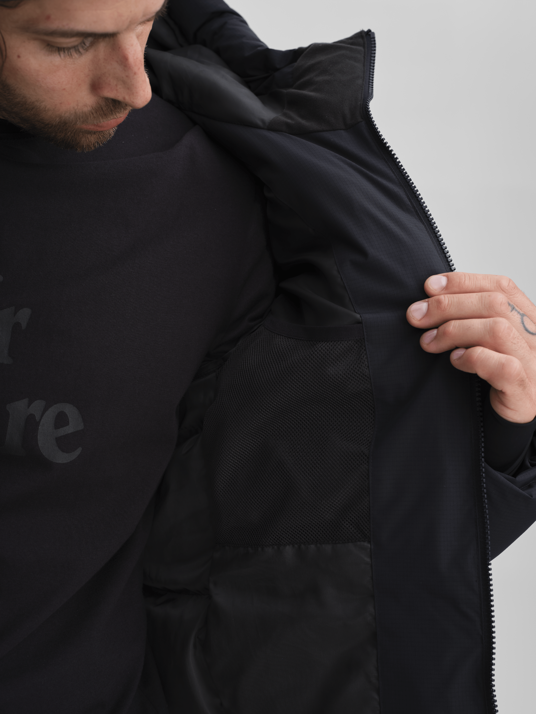 RAZOR KURTKA CZARNA Everest Kurtka ocieplana