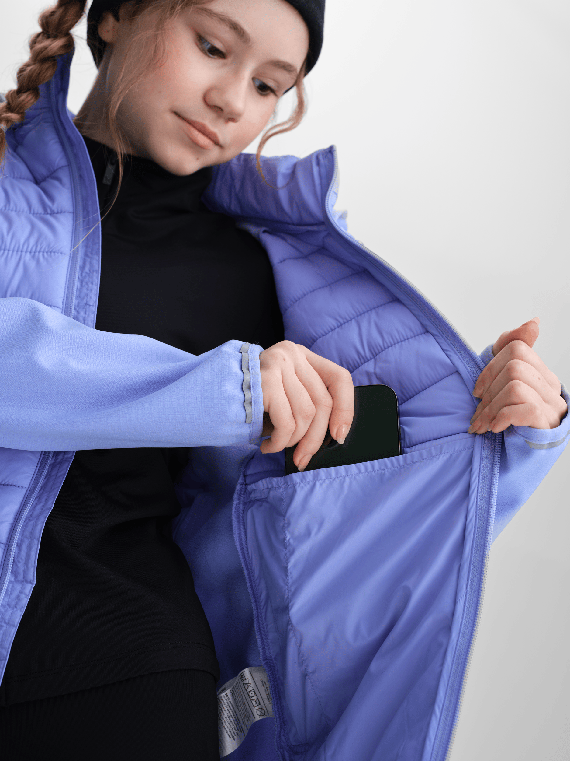 OMU HYBRIDJACKE LEICHTES LAVENDEL Everest Leicht gepolsterte Jacke