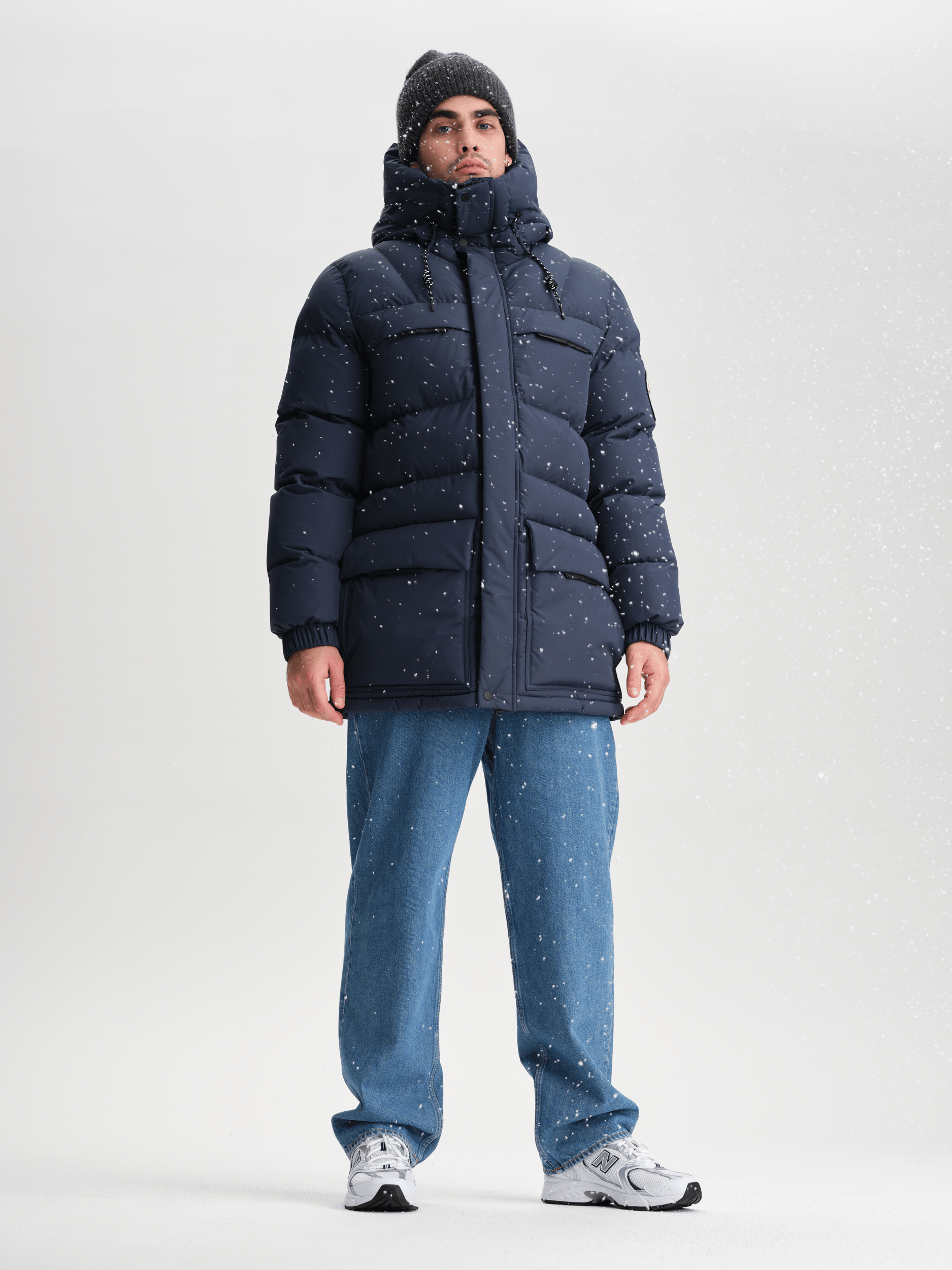 ARCTIC PARKA NAVY Everest Gepolsterter Parka