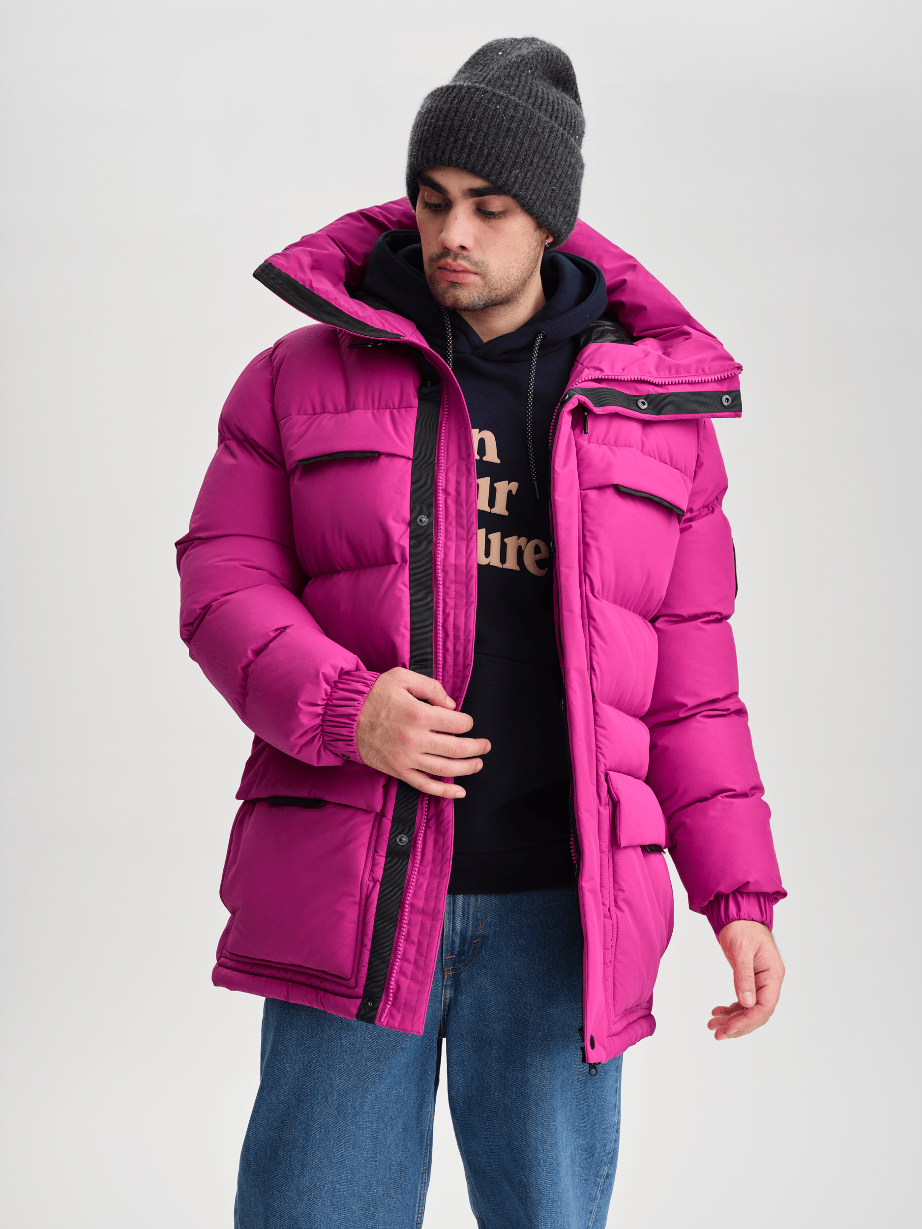 ARCTIC PARKA BRIGHT FUCHSIA Everest Gepolsterter Parka