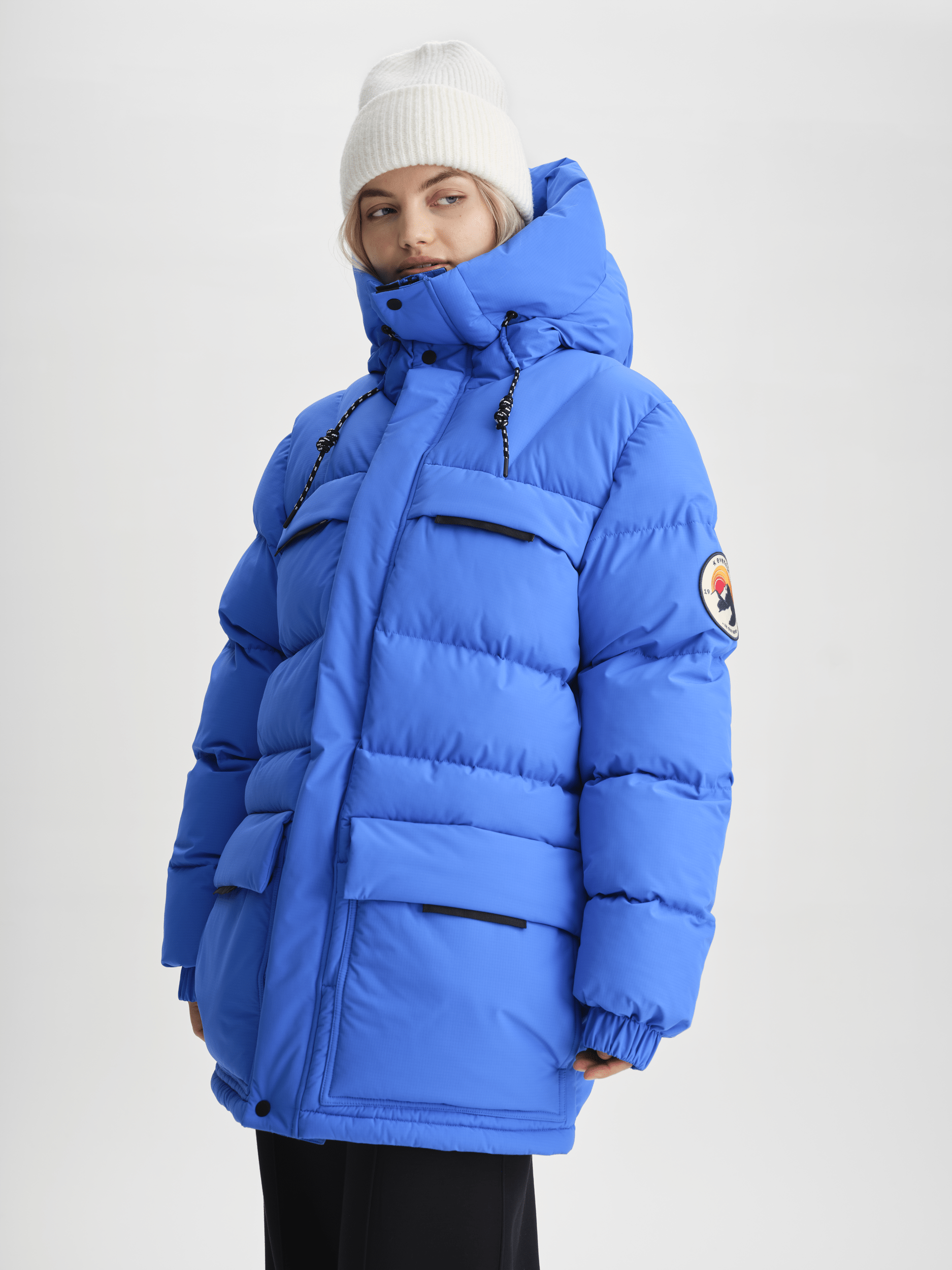 ARCTIC PARKA AZURBLAU Everest Gefütterter Parka