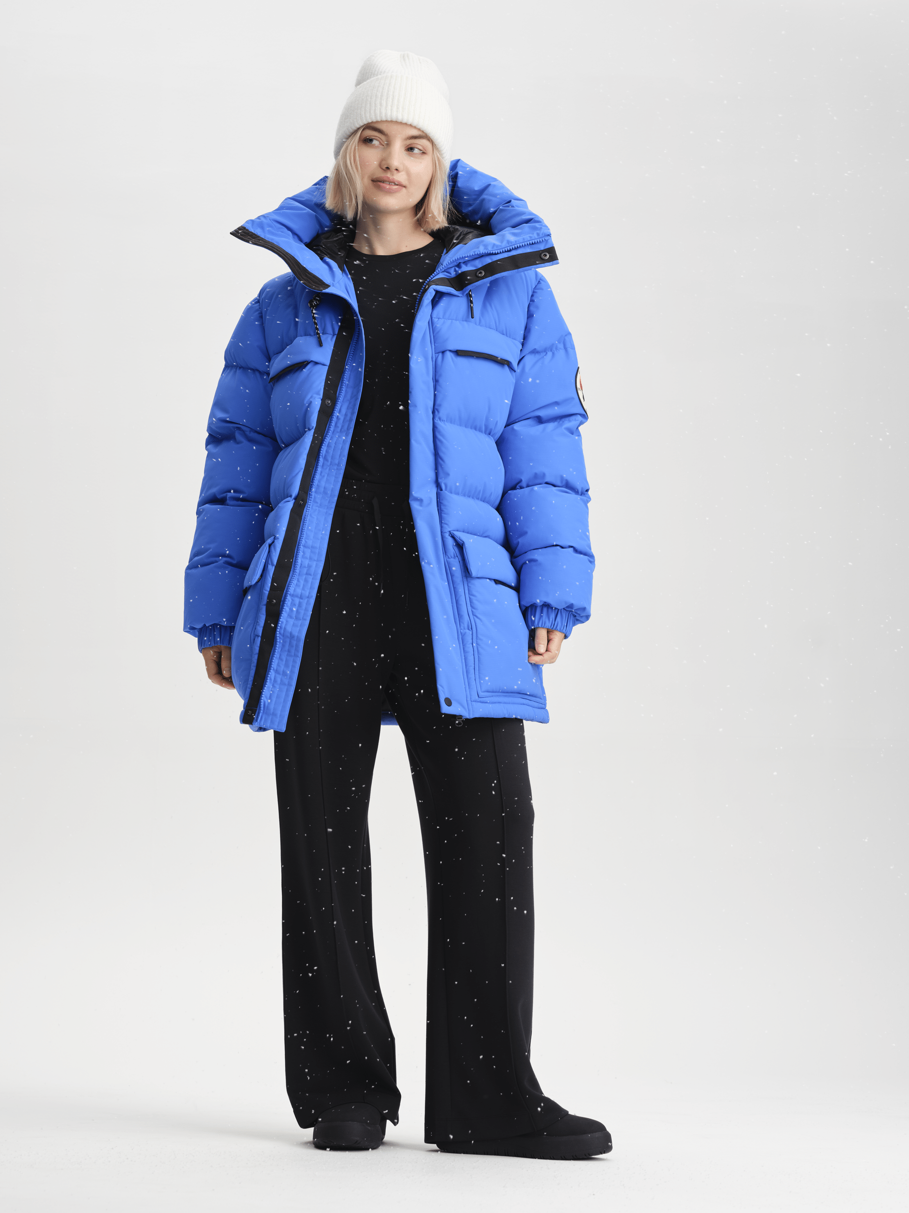 ARCTIC PARKA AZURBLAU Everest Gefütterter Parka