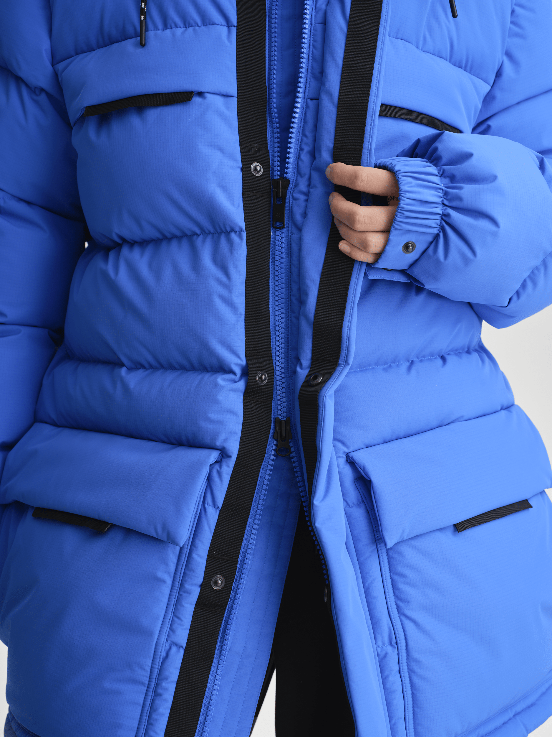 ARCTIC PARKA AZURBLAU Everest Gefütterter Parka