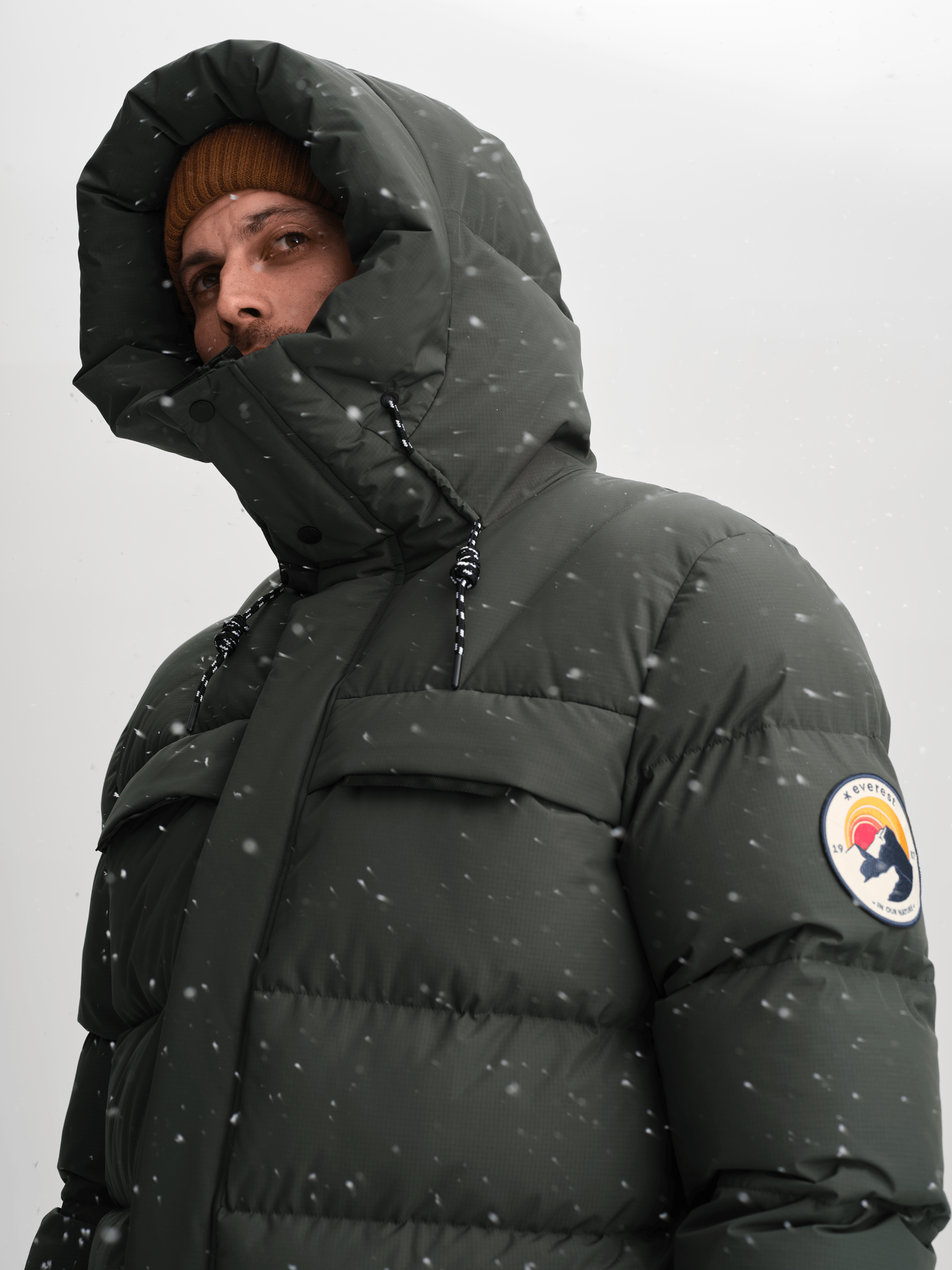ARCTIC PARKA DUNKELGRÜN Everest Gepolsterter Parka