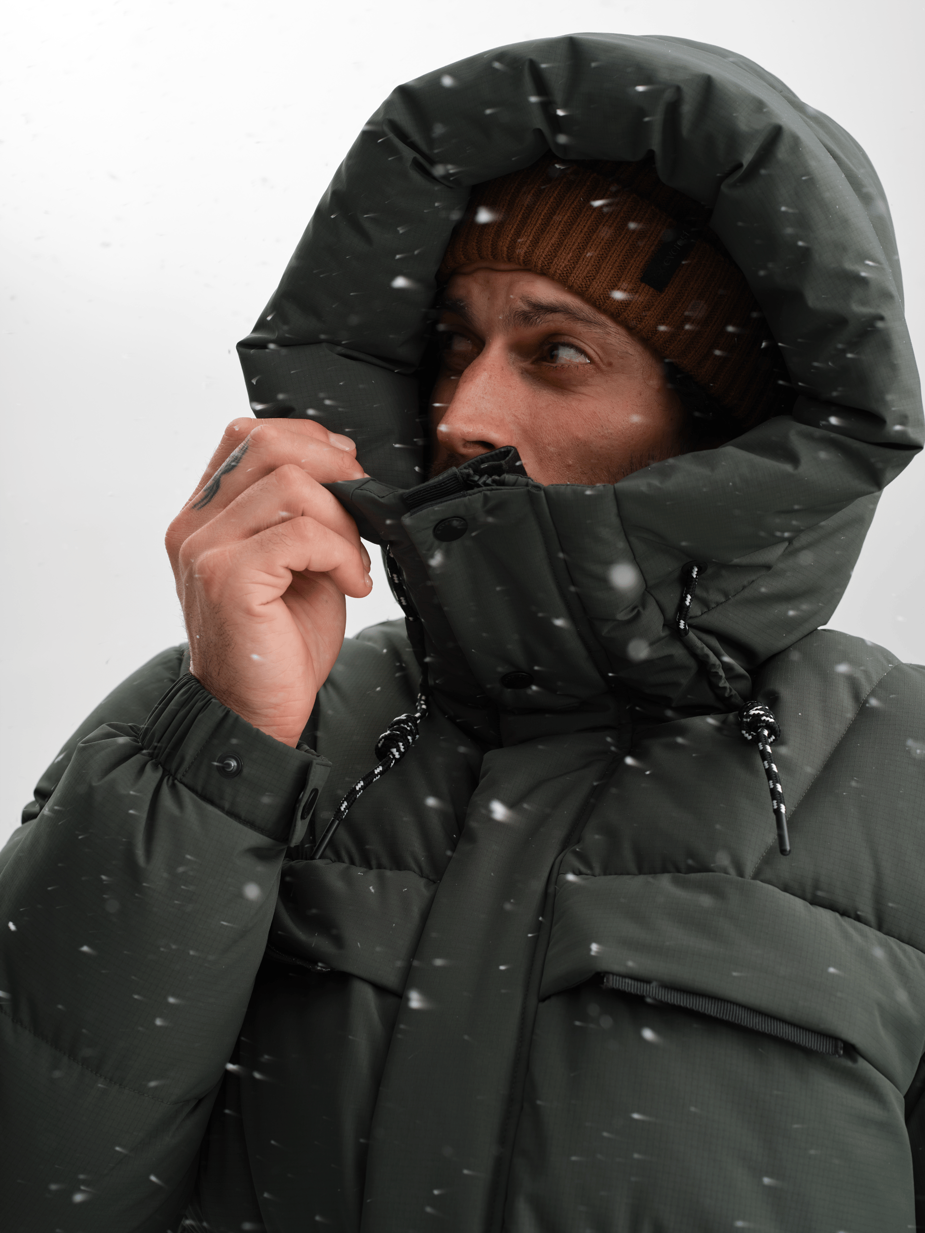 ARCTIC PARKA DUNKELGRÜN Everest Gepolsterter Parka