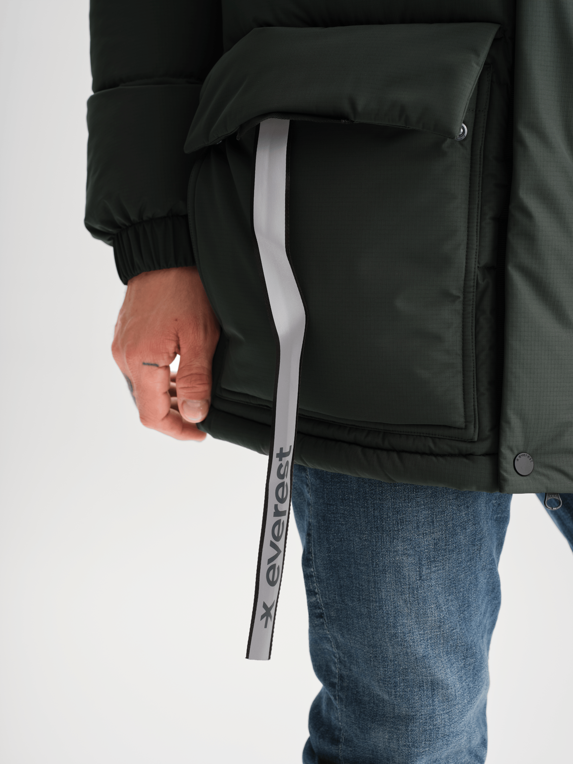 ARCTIC PARKA DUNKELGRÜN Everest Gepolsterter Parka