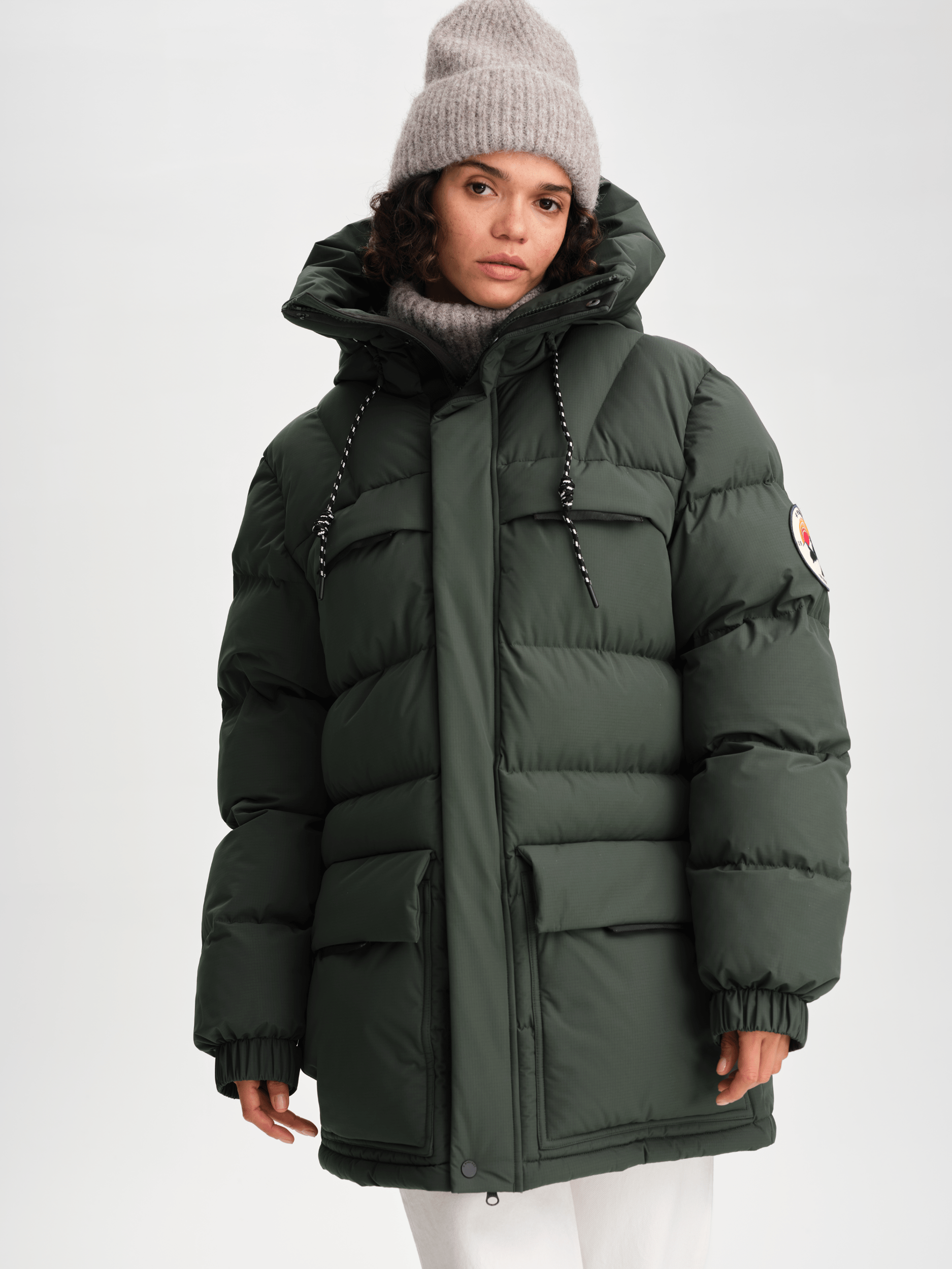 ARCTIC PARKA DUNKELGRÜN Everest Gepolsterter Parka