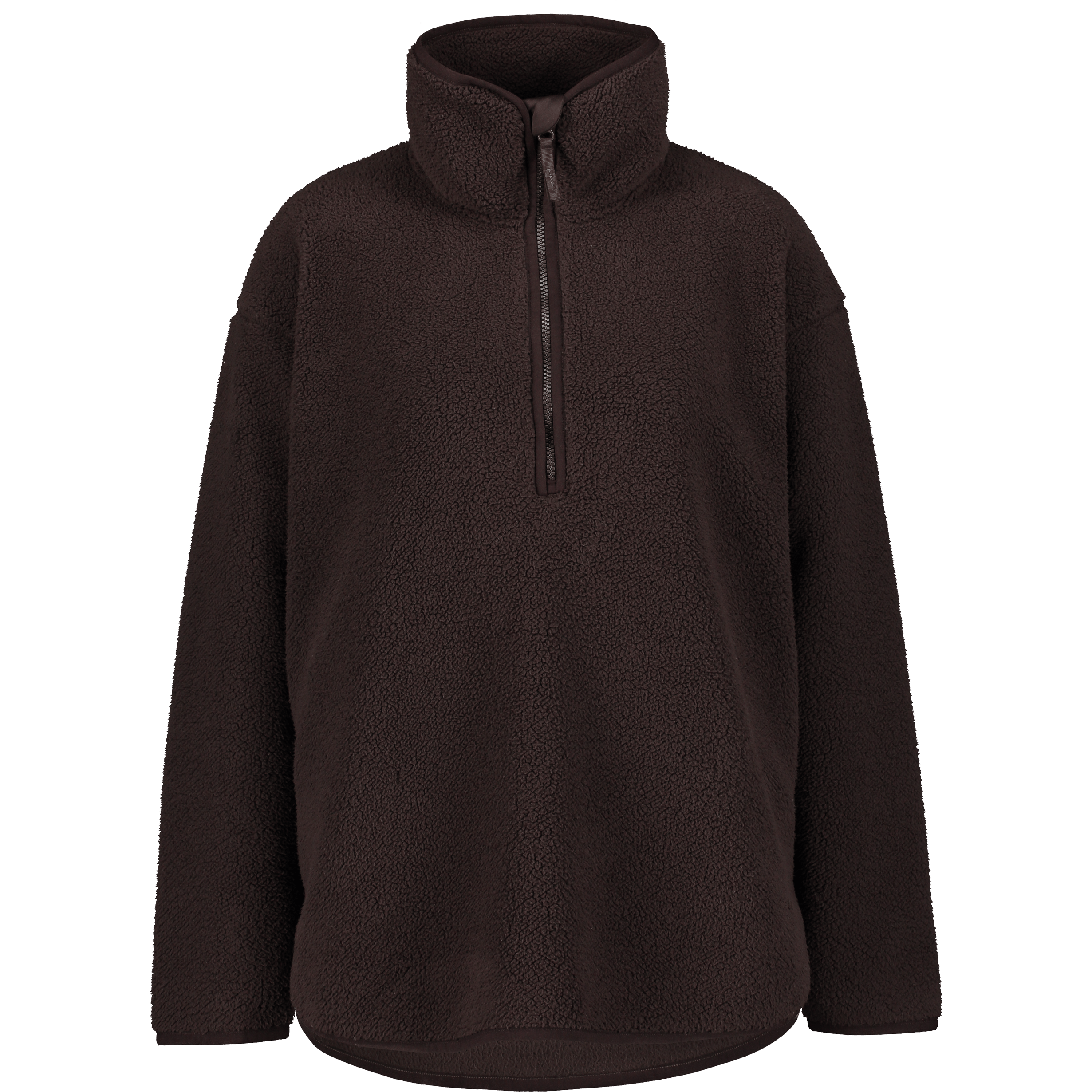 IMJA PILE HALFZIP CACAO BROWN Everest Second Layer