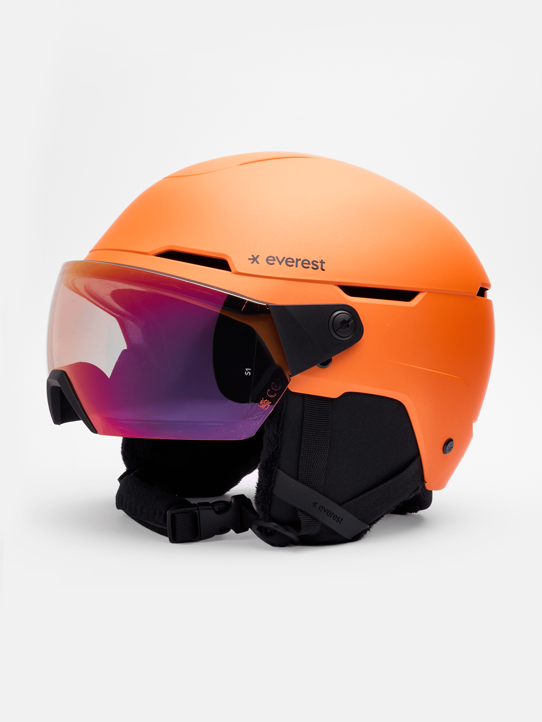 ALPINE VISOR MIPS HELM ORANGE - JUNIOR Everest MIPS Helm