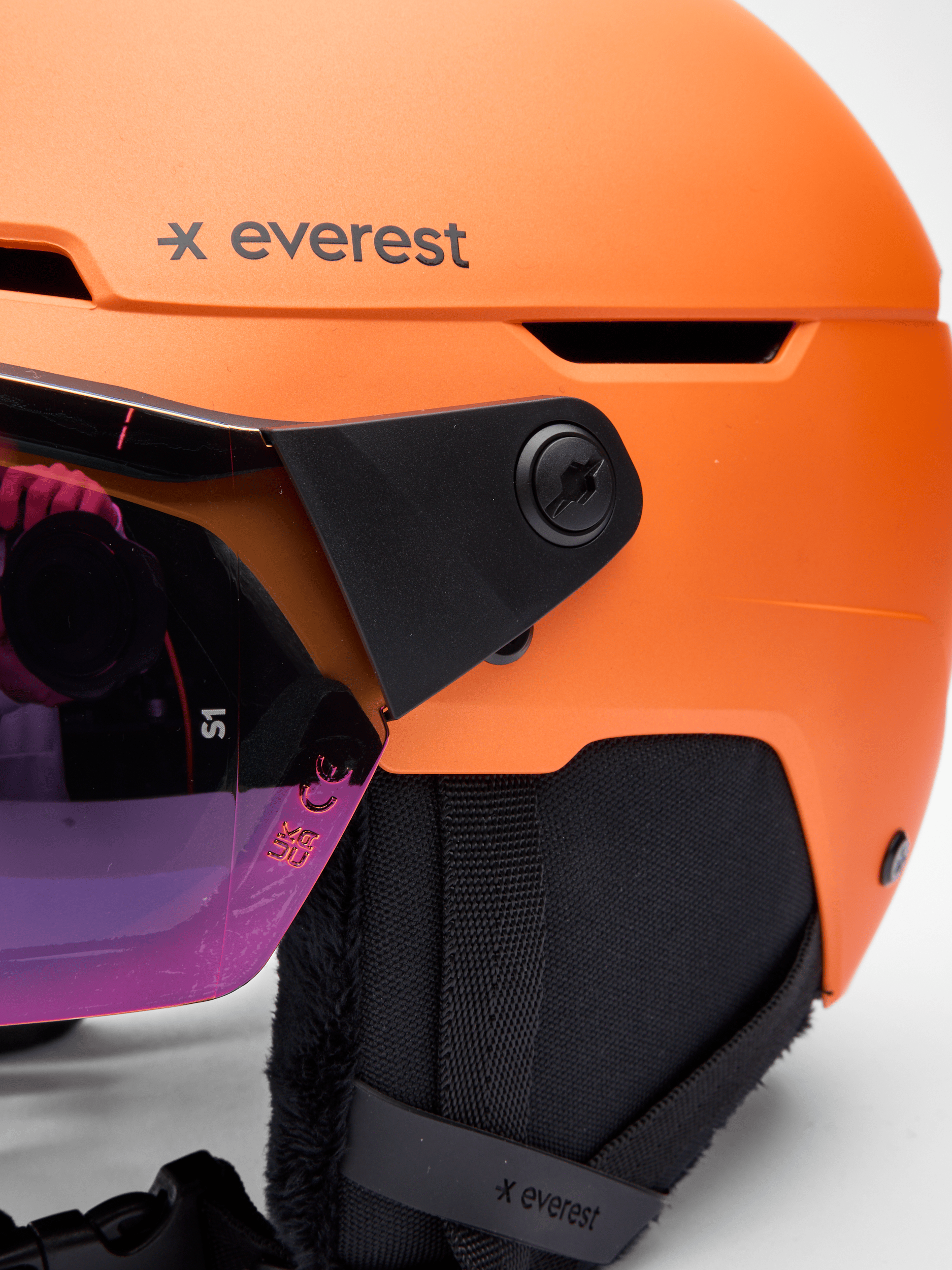 ALPINE VISOR MIPS HELM ORANGE - JUNIOR Everest MIPS Helm