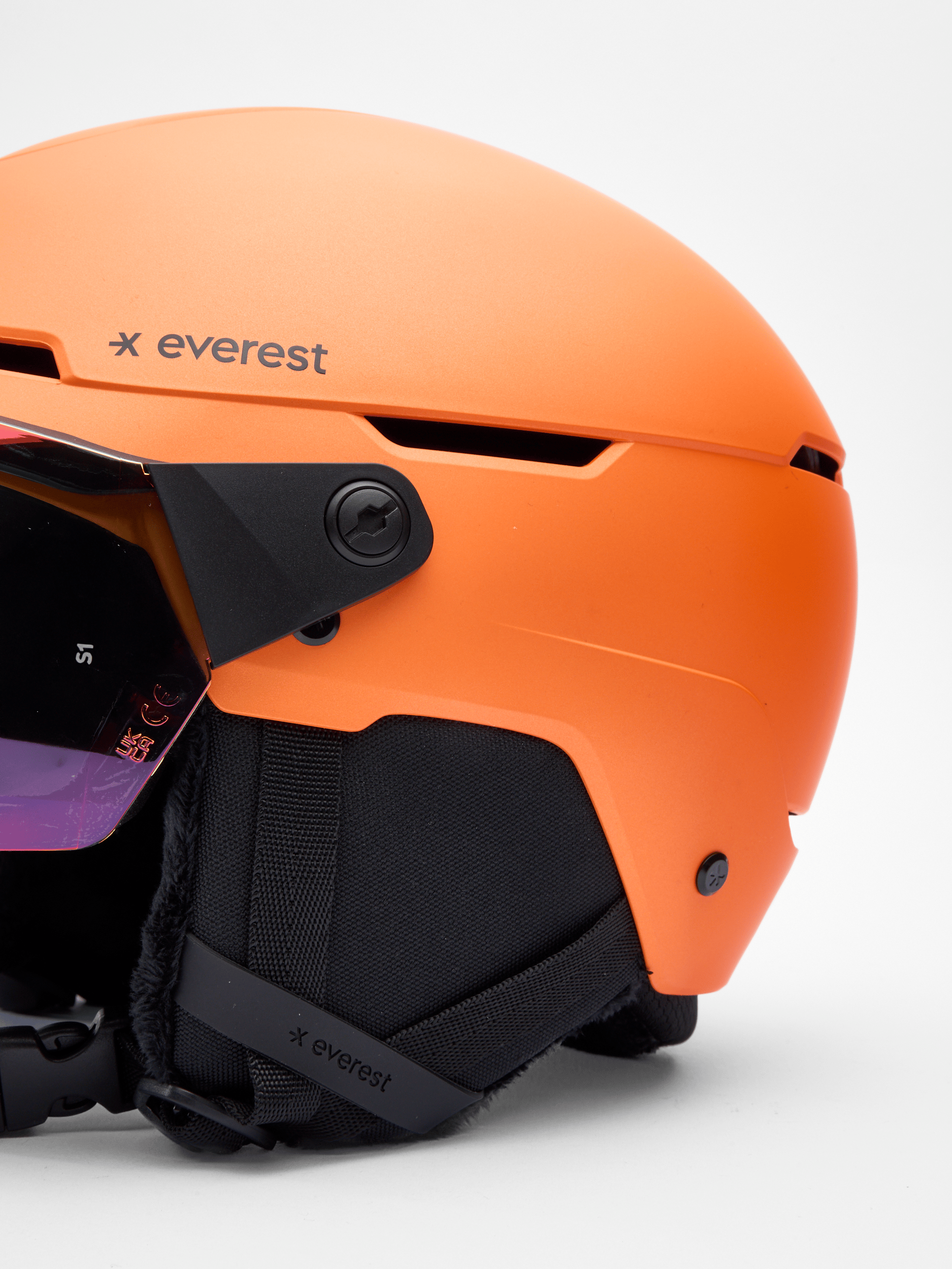 ALPINE VISOR MIPS HELM ORANGE - JUNIOR Everest MIPS Helm