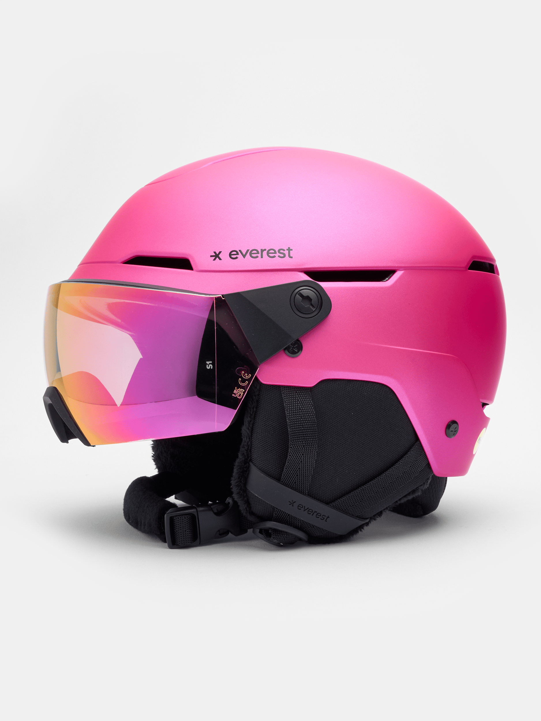 ALPINE VISOR MIPS HELM PINK - JUNIOR Everest MIPS Helm