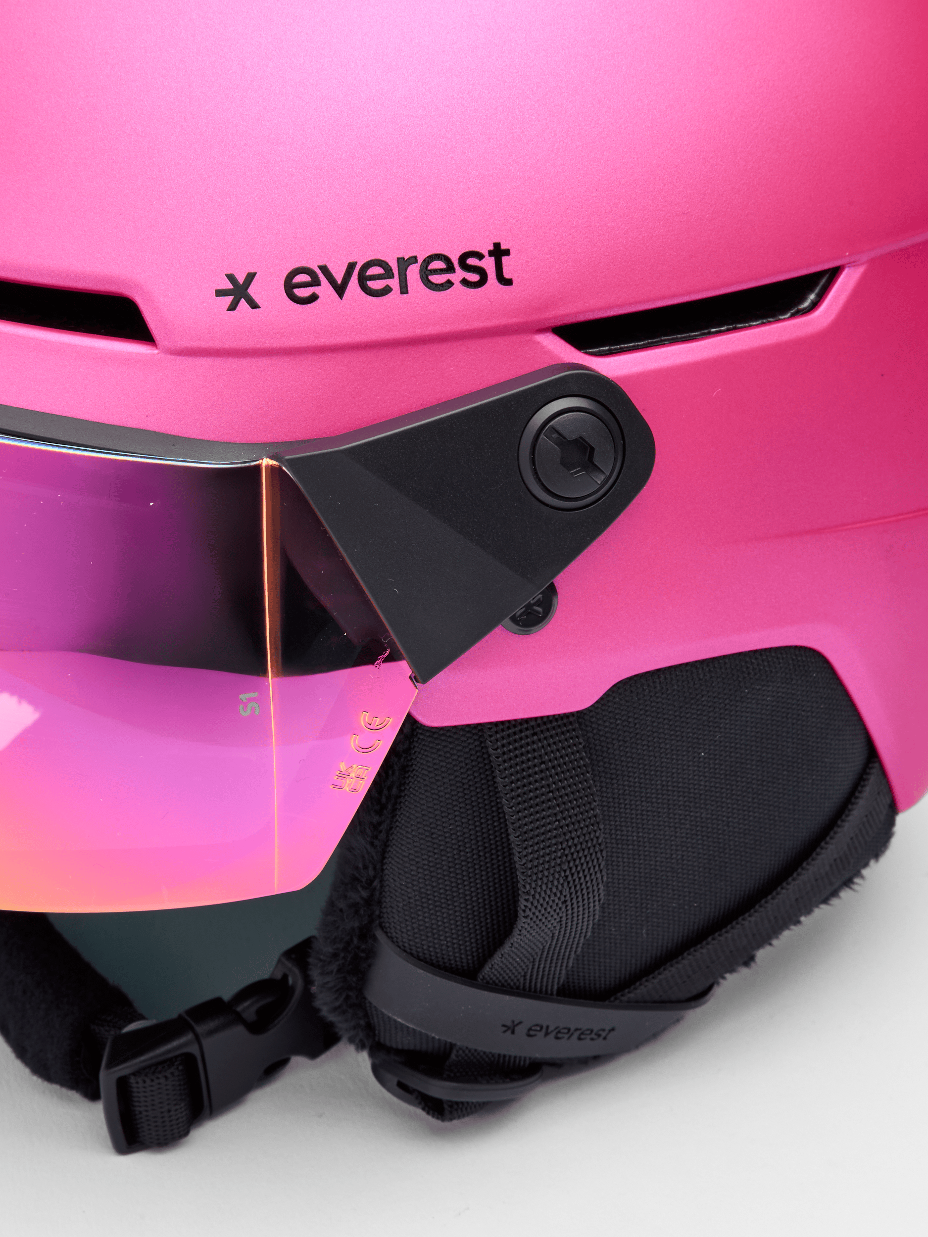 ALPINE VISOR MIPS HELM PINK - JUNIOR Everest MIPS Helm