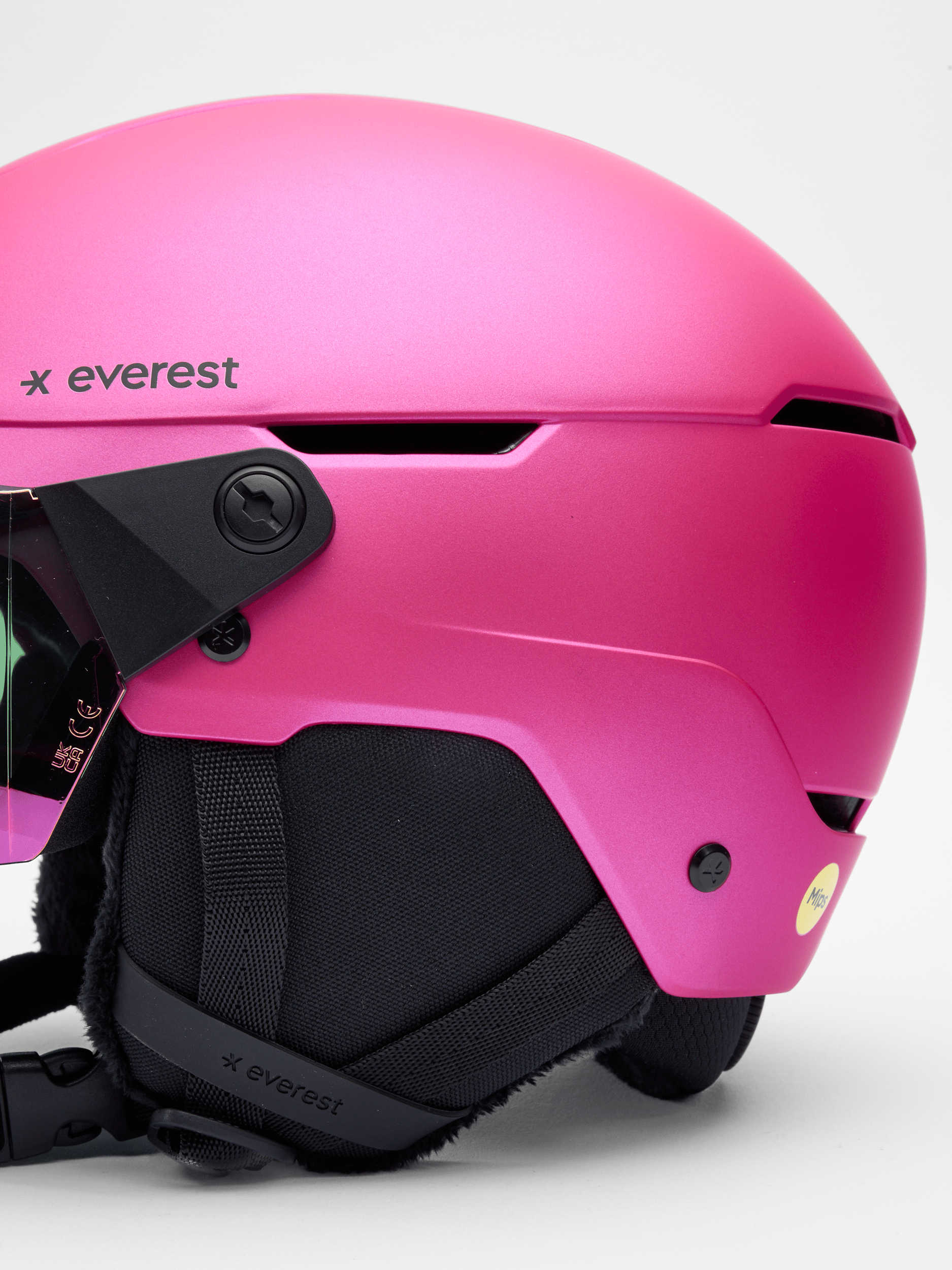 ALPINE VISOR MIPS HELM PINK - JUNIOR Everest MIPS Helm