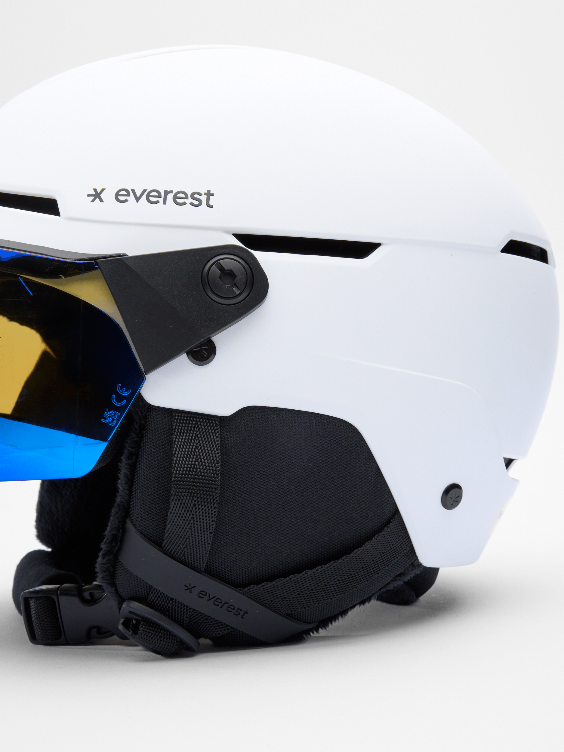 ALPINE VISOR MIPS HELM WEISS - JUNIOR Everest MIPS Helm