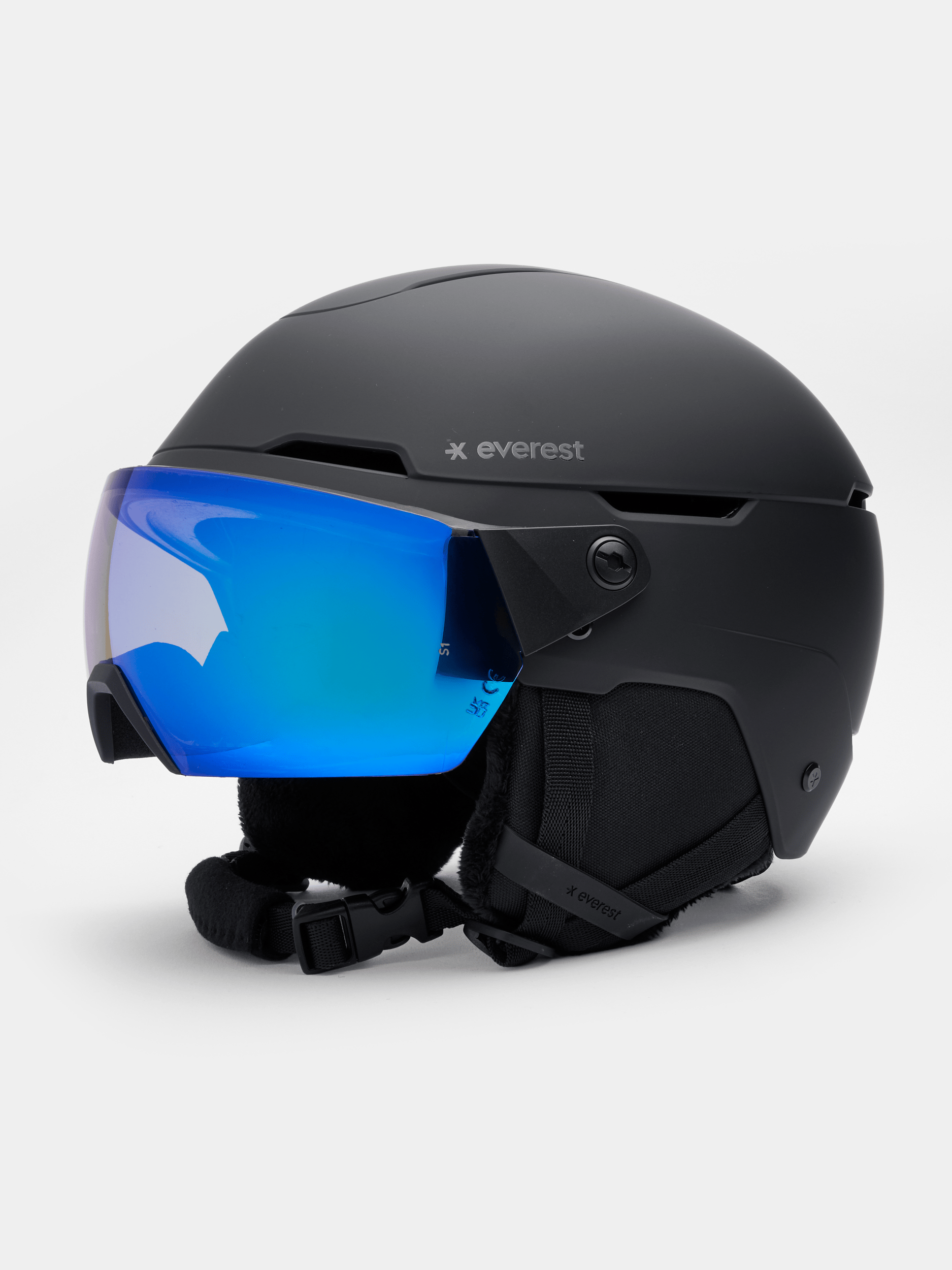 ALPINE VISOR MIPS HELM SCHWARZ - JUNIOR Everest MIPS Helm