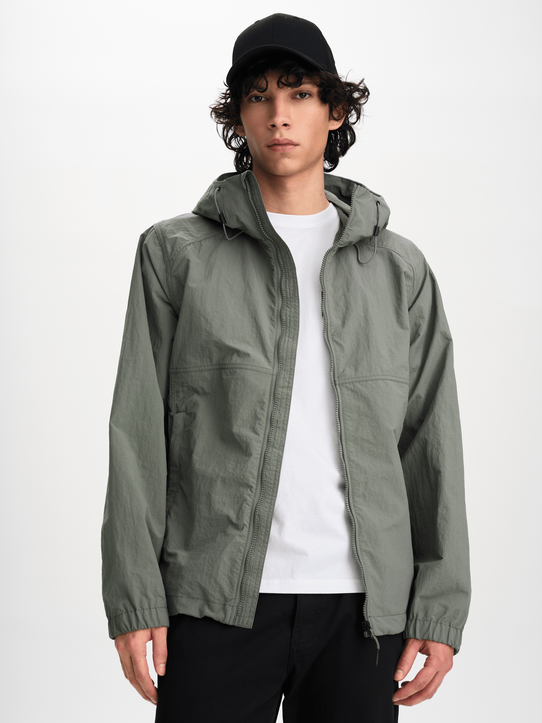 REMUS JACKE - KHAKI GRAU Everest Allwetterjacke