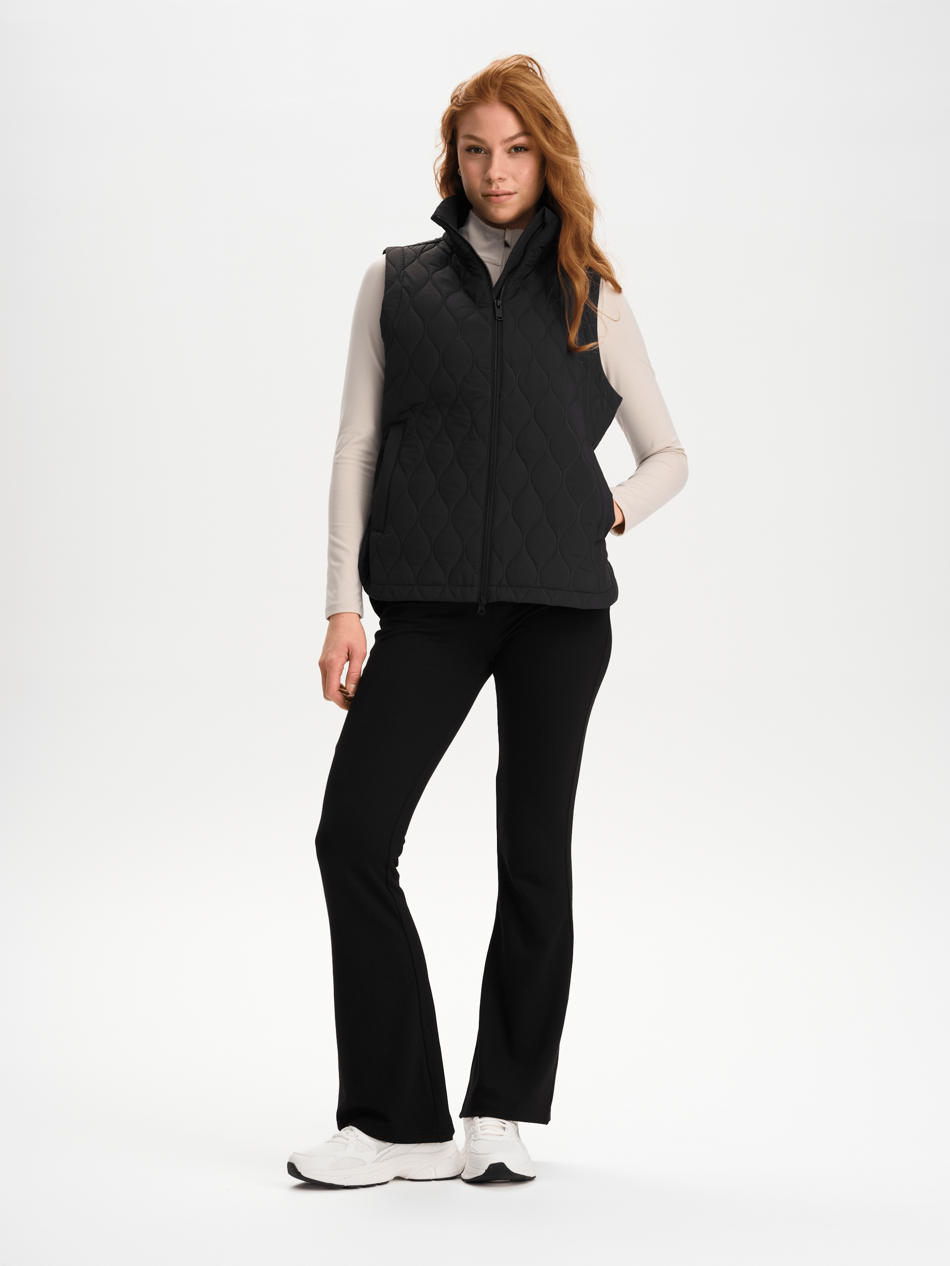 EMORY QUILT VEST - BLACK Everest Pile Fleece Vest