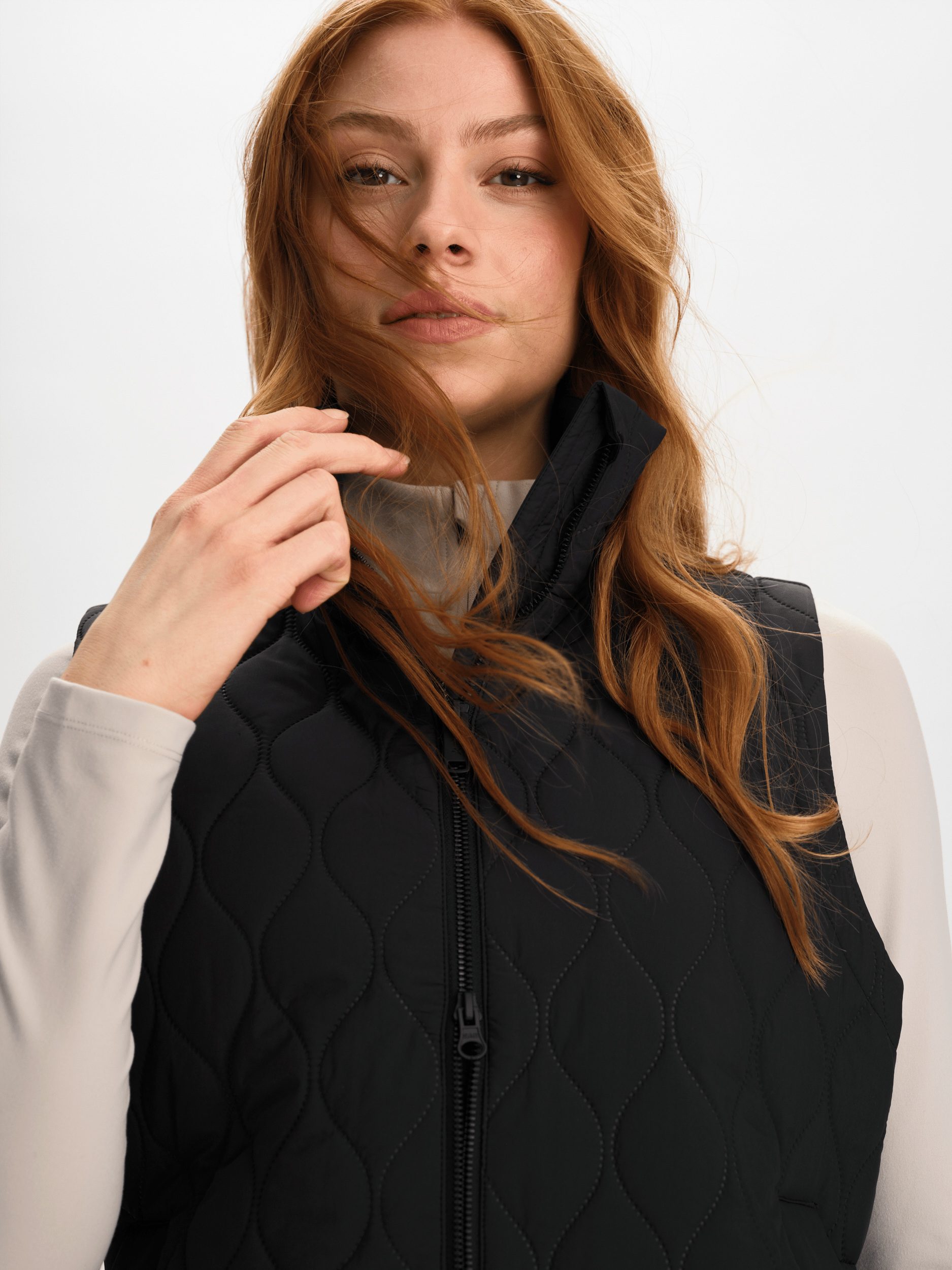 EMORY QUILT-Weste - Schwarz Everest Pile-Fleece-Weste