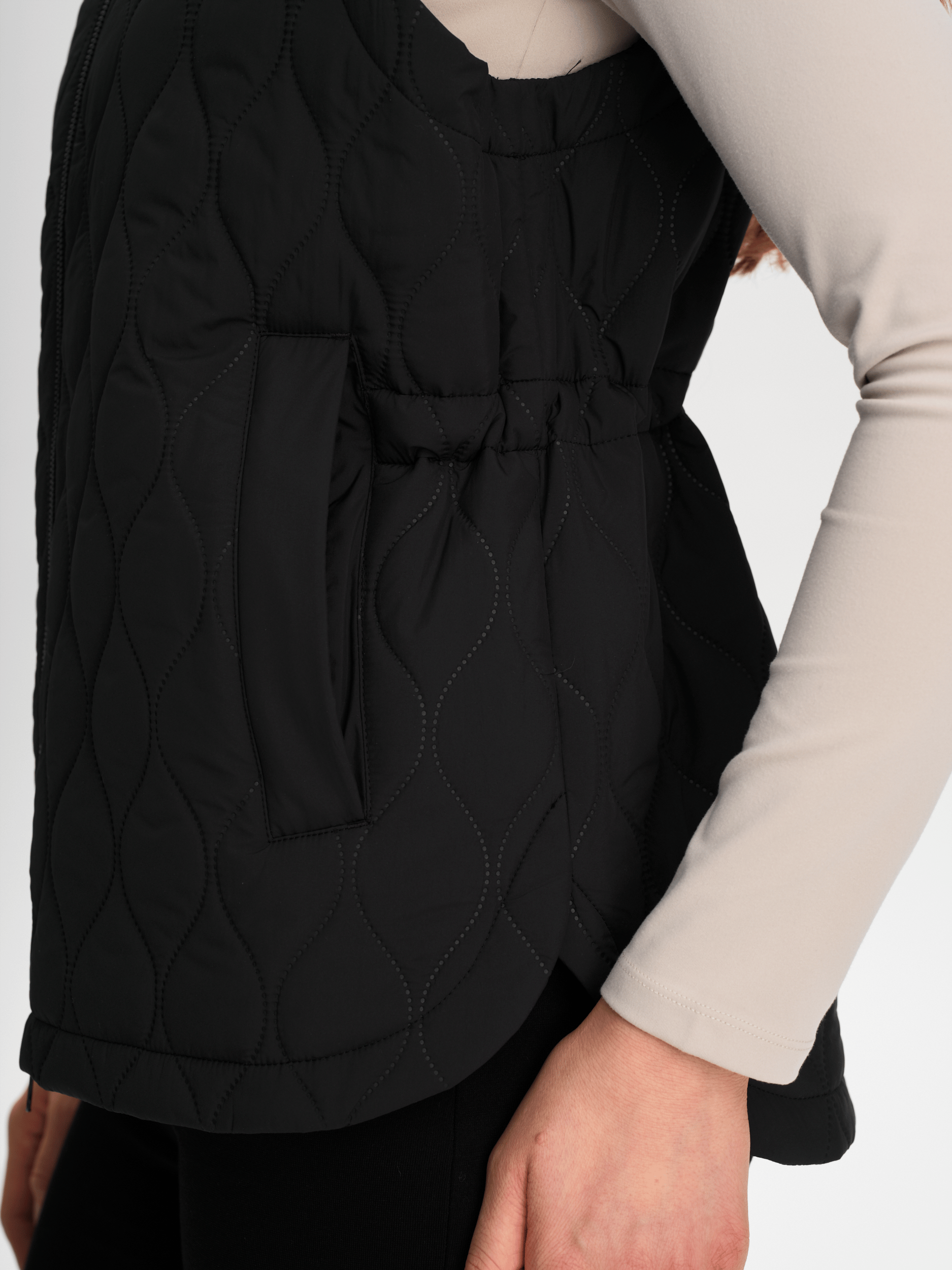 EMORY QUILT-Weste - Schwarz Everest Pile-Fleece-Weste